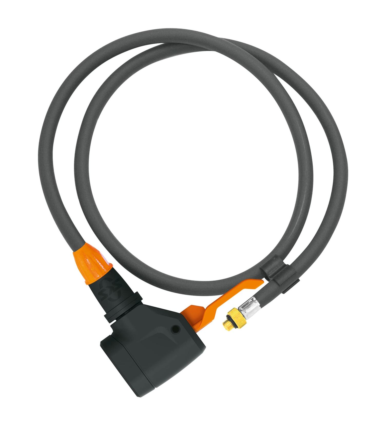 SKS Germany MV Easy-Kopf Hose - Spare Part for Racing Compressor Bicycle Pump (1170 mm M8 x 0.75 All Valve Types) - International Shipping Available - Buy Online on GoSupps.com