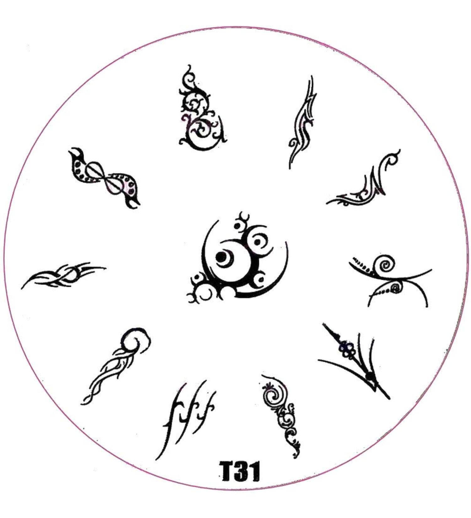 ++SPECIAL ITEM++ Stamping stencil T-Series: T31 Tribal