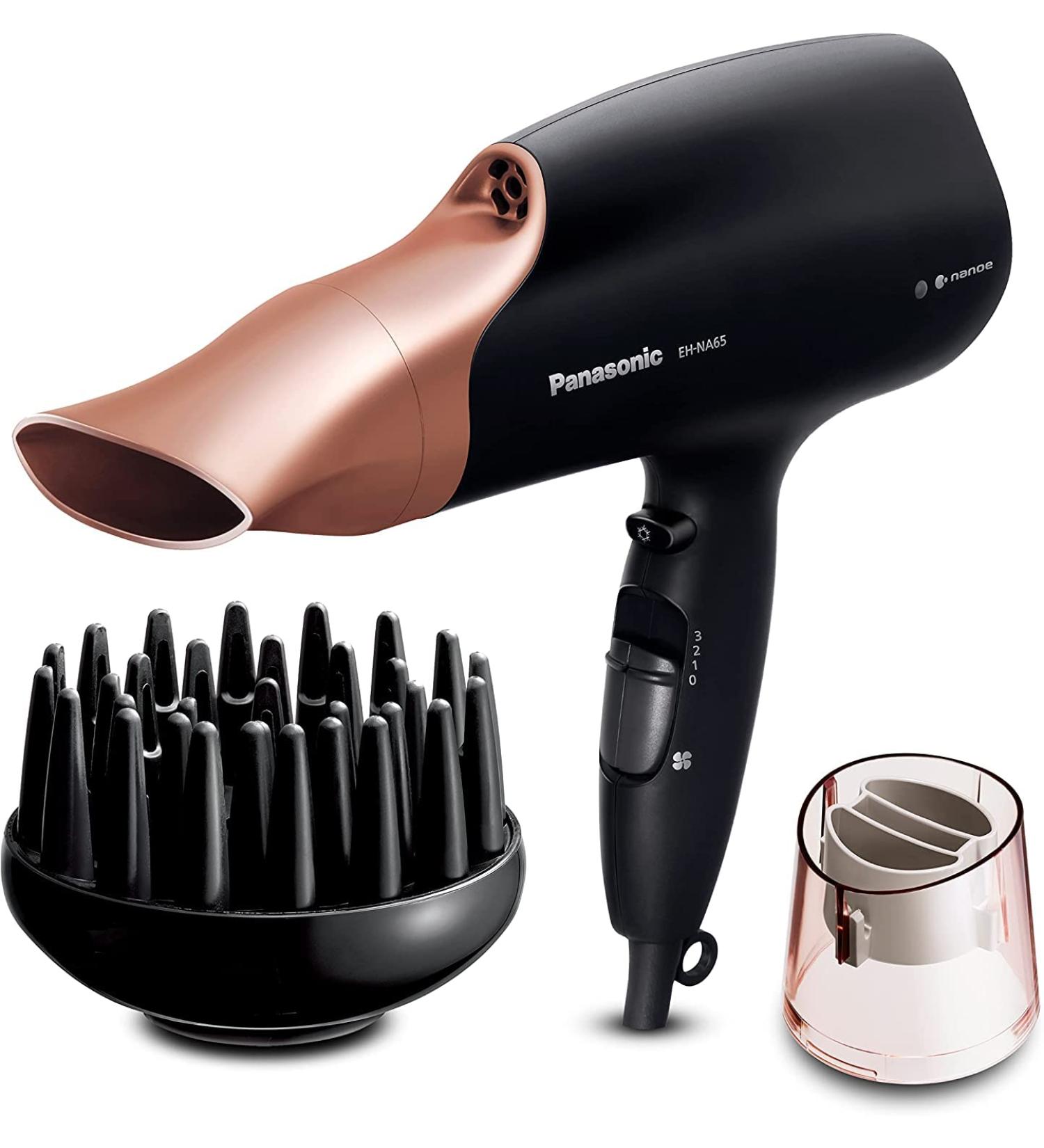 Panasonic NA65 Rose Gold Hair Dryer with Nanoe Technology - Quick Dry & Styling Nozzle for Visibly Improved Shine - Great Gift for Women - Buy Online on GoSupps.com