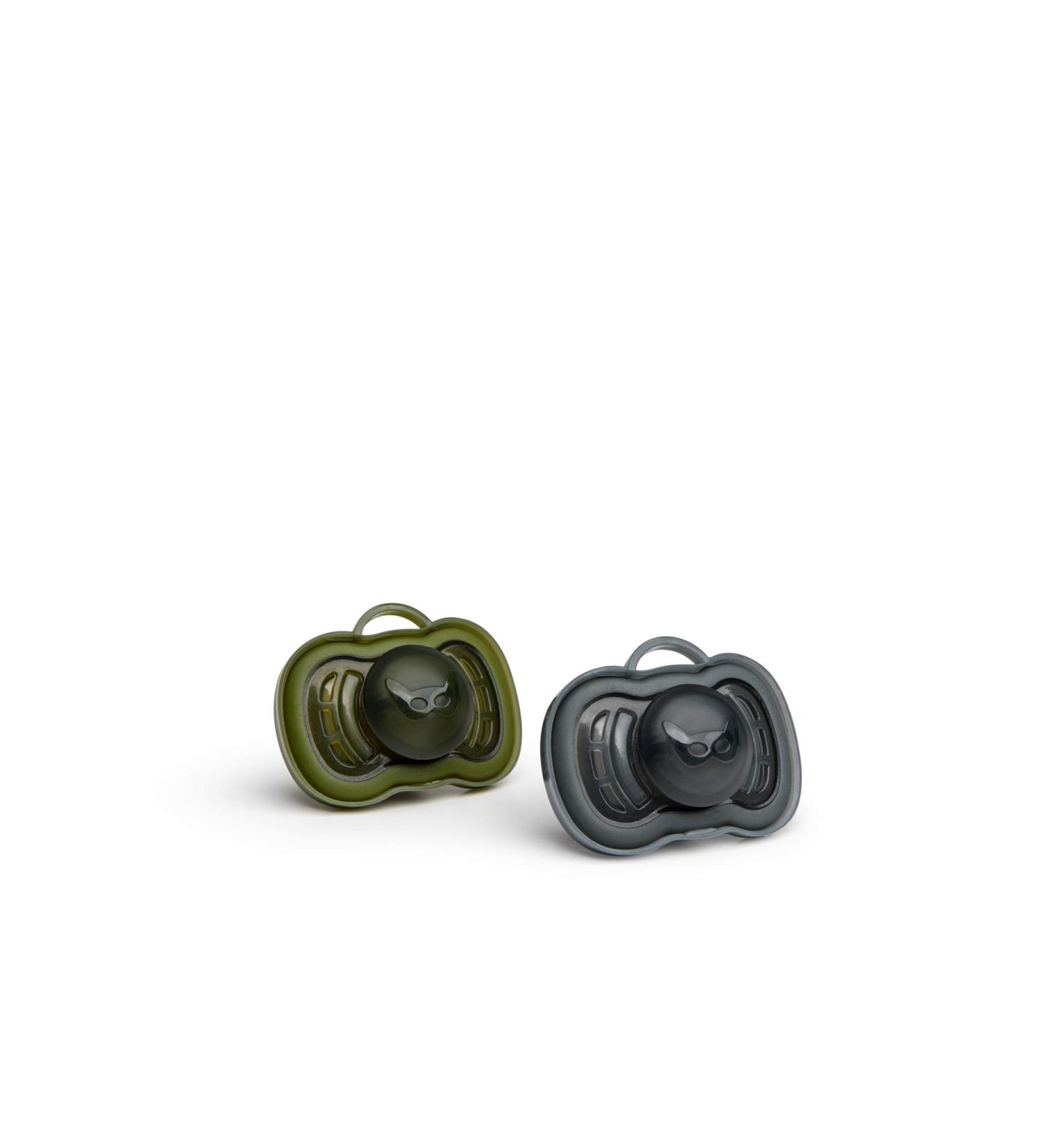 Herobility HPC000BG0201 Pacifier 0m+ (2 Pack) - Black & Green | Perfect for Newborns - International Shipping Available - Buy Online on GoSupps.com