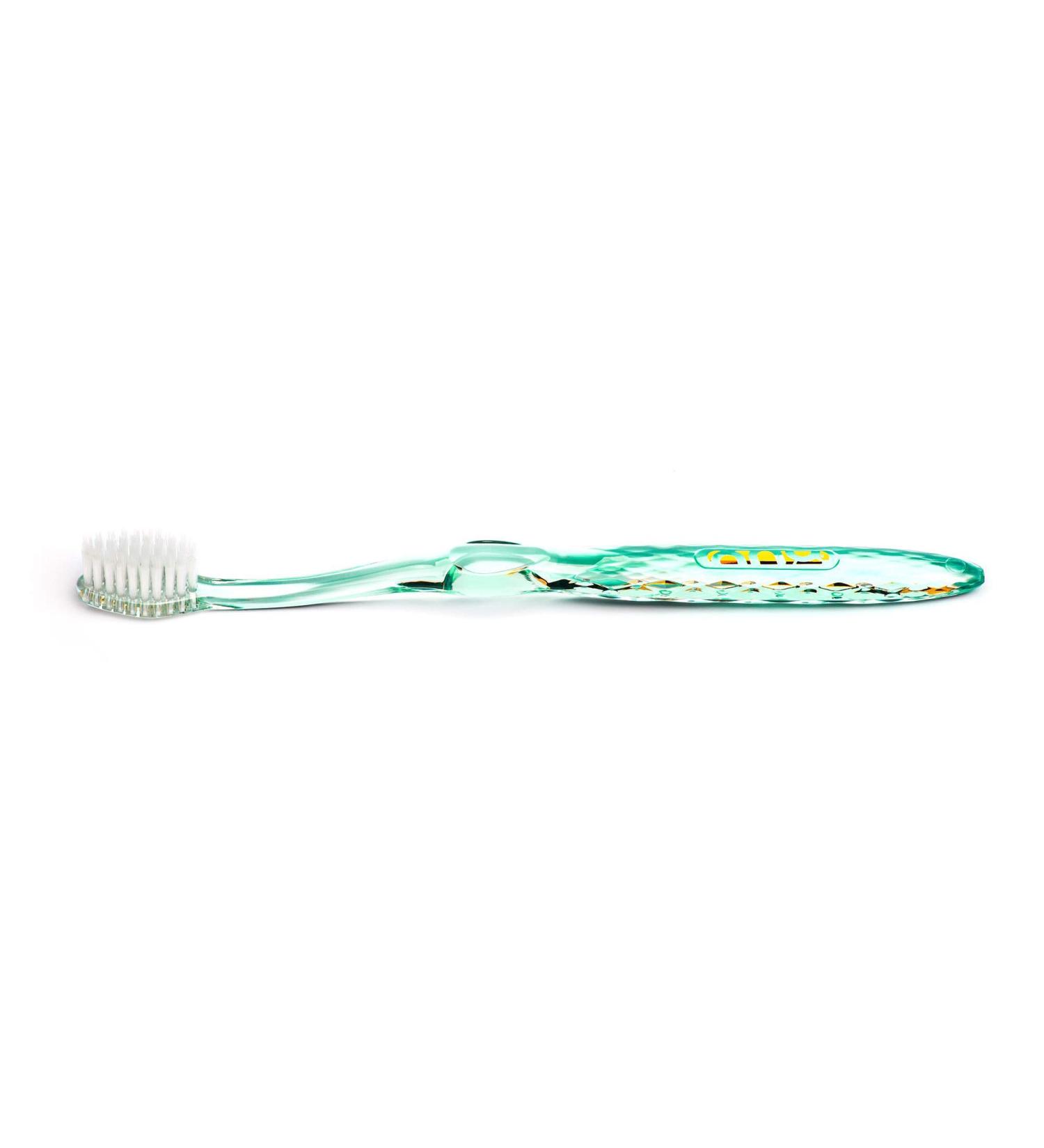 Nano-B Silver Toothbrush - Soft Antibacterial Bristles for Adults & Children - Ideal for Sensitive Teeth & Gums - Includes Storage Box - Elegant Crystal Design - Buy Online on GoSupps.com