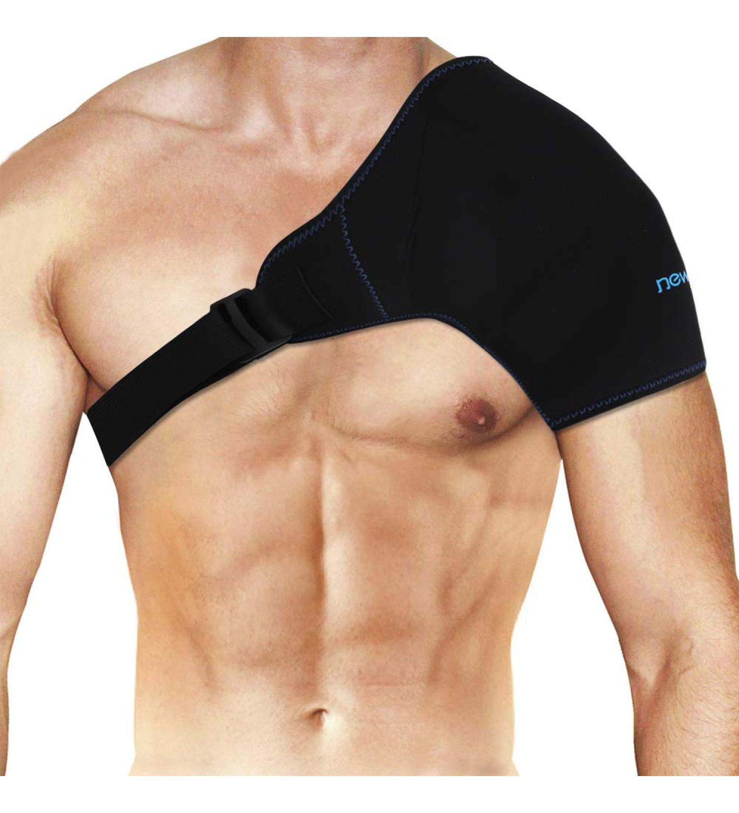 NEWGO Shoulder Ice Pack - Cold Therapy for Rotator Cuff Injuries, Tendonitis, and Recovery After Surgery - Reusable Gel Wrap for Pain Relief - Fits Both Shoulders - 1 Count - Buy Online on GoSupps.com