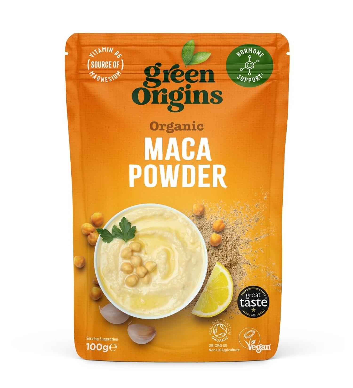 Green Origins Organic Maca Powder Raw 100g 90 g (Pack of 1)
