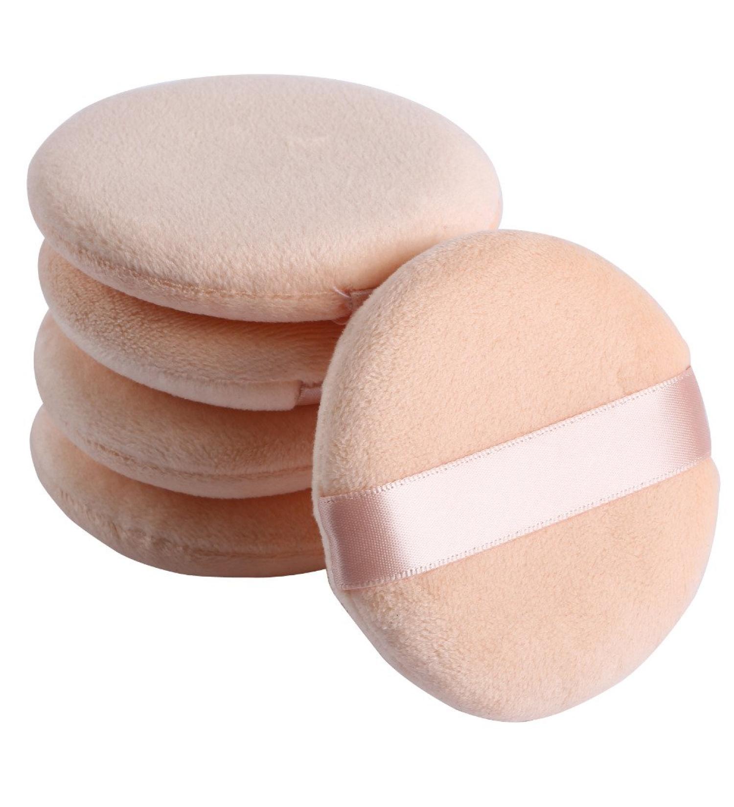 Lautechco 5Pcs Facial Body Beauty Flawless Smooth Cosmetic Foundation Powder Puff Makeup Sponge Puff (7cm) - Buy Online on GoSupps.com