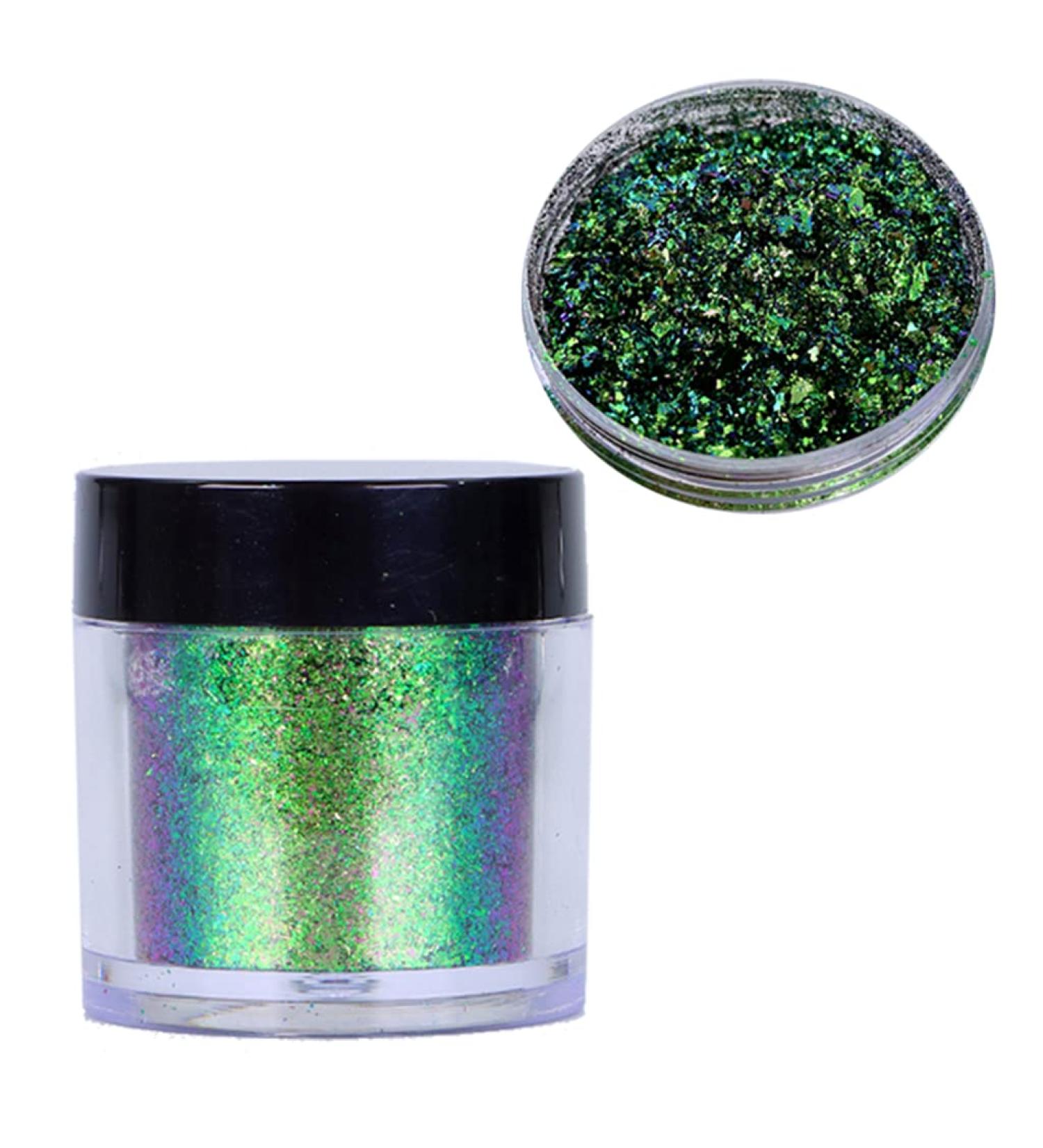 For Aurora Nail Powder Colorful Coarse Cloud Brocade Powder Handmade Face Body Makeup Nail Decoration Supp HY-71 Purple-Golden 8 - Buy Online on GoSupps.com