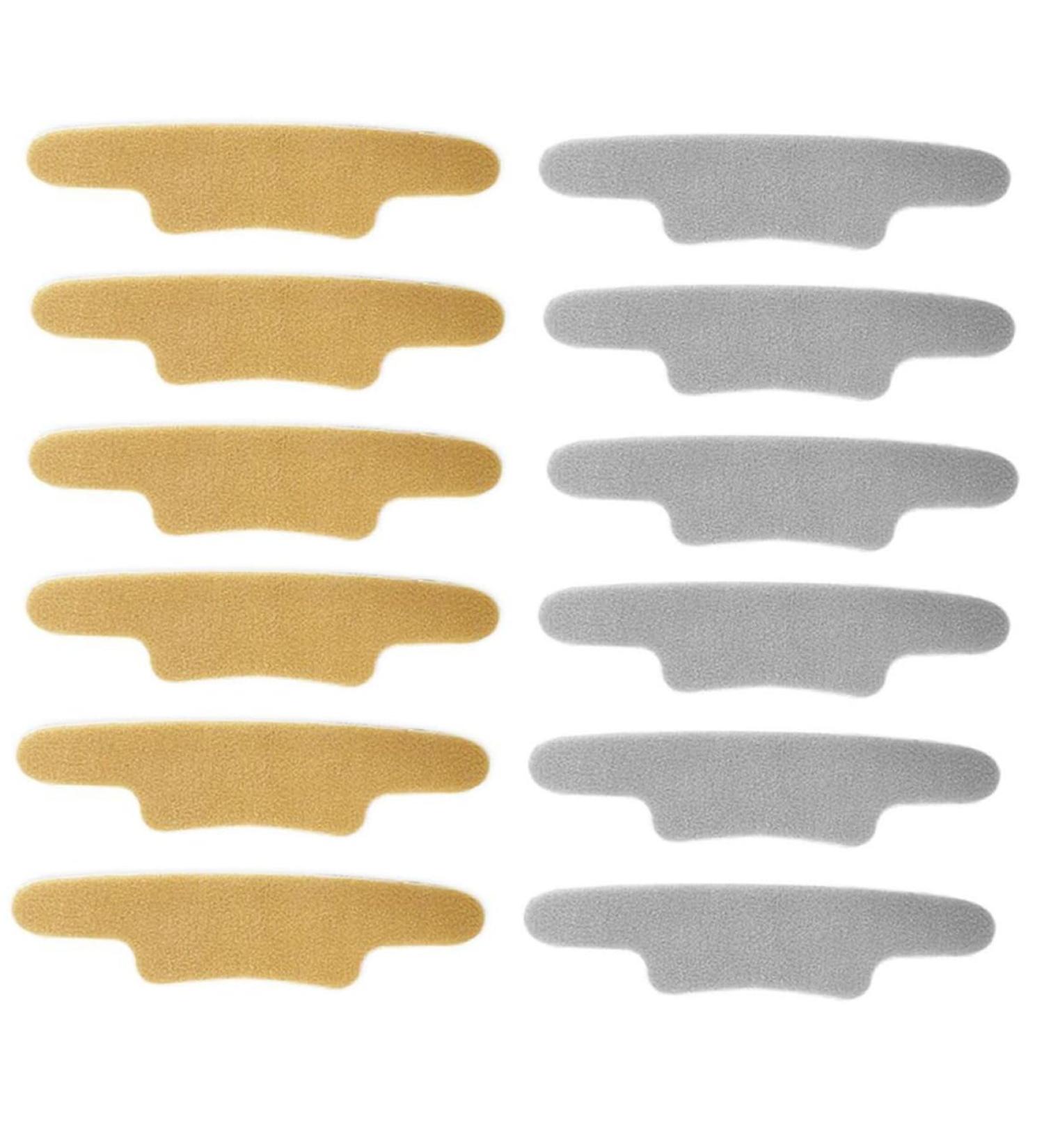 FRCOLOR Anti-Abrasion Heel Stickers - 6 Pairs Non-Slip Cushions for Ladies Pumps & High Heels - Clear Transparent Inserts for Ultimate Comfort - Buy Online on GoSupps.com