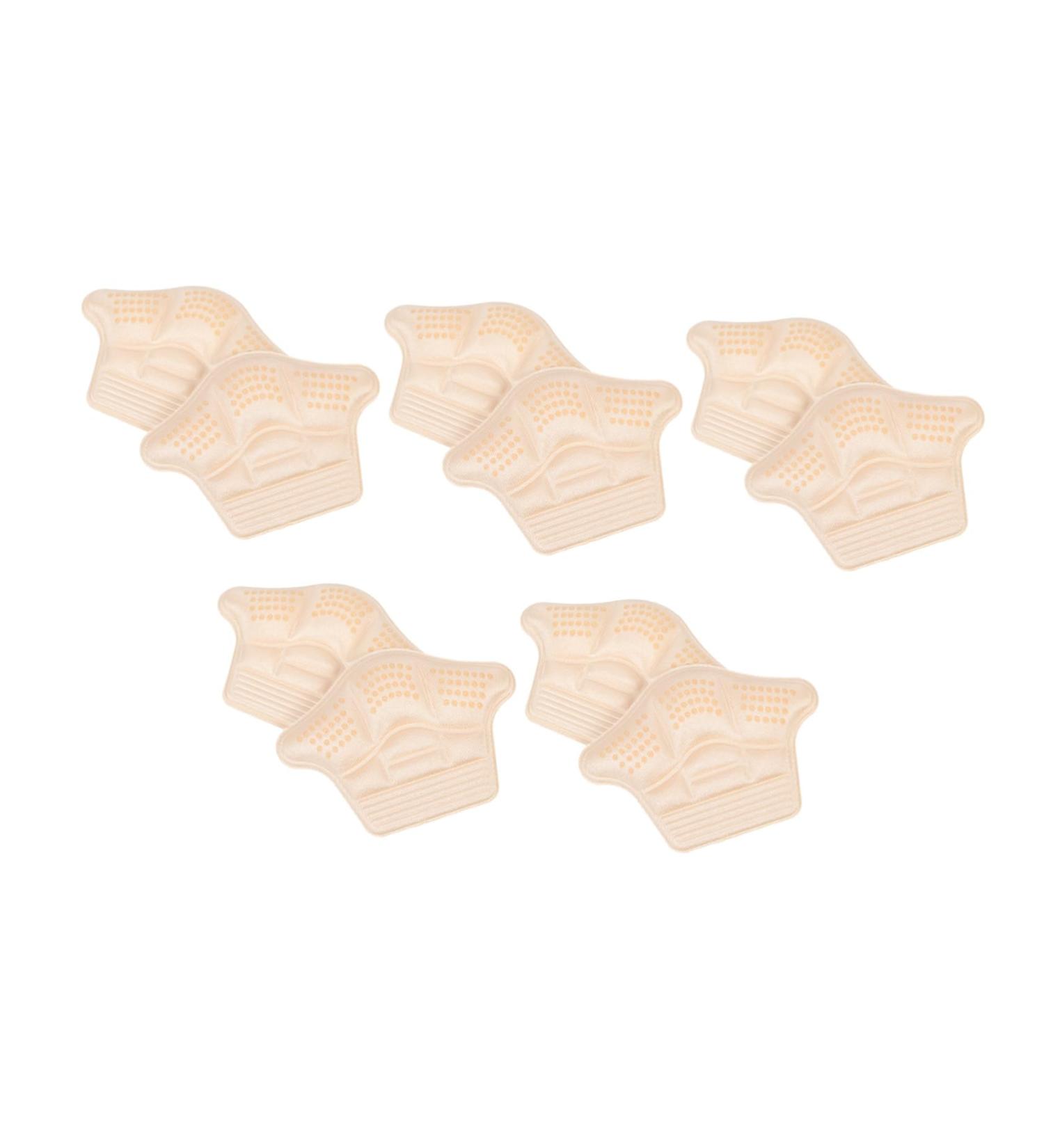 FOMIYES Anti-Wear Heel Stickers - 5 Pairs Invisible Heel Grips & Comfortable Foam Pads for High Heels - Portable & Convenient Heel Liner Supplies - Buy Online on GoSupps.com