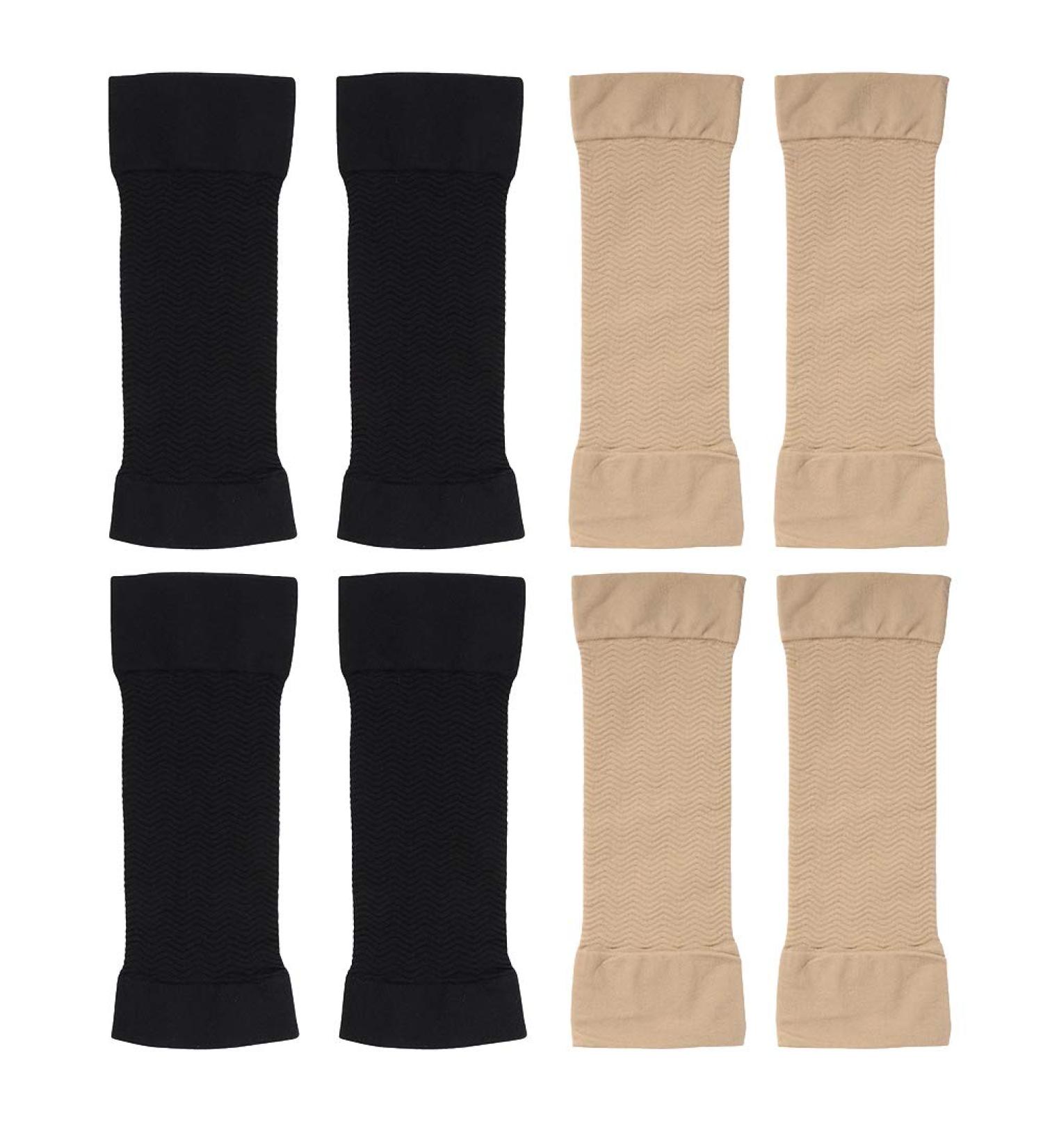 ANOOFAN 4 Pairs Arm Shaper Fat Buster for Women - Burn Fat, Weight Loss, Cellulite Slimming Wrap Belt - Buy Online on GoSupps.com