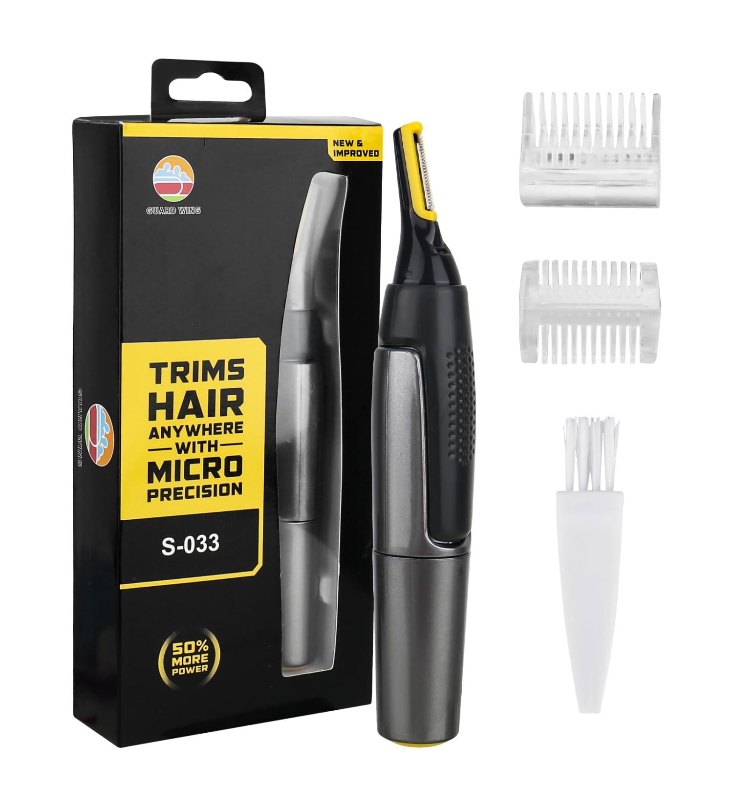 smtfcty Ear and nose hair clipper for men women eyebrow trimmer beard trimmer professional precision titanium detail trimmer for sideburns neck and face other detailing - Buy Online on GoSupps.com