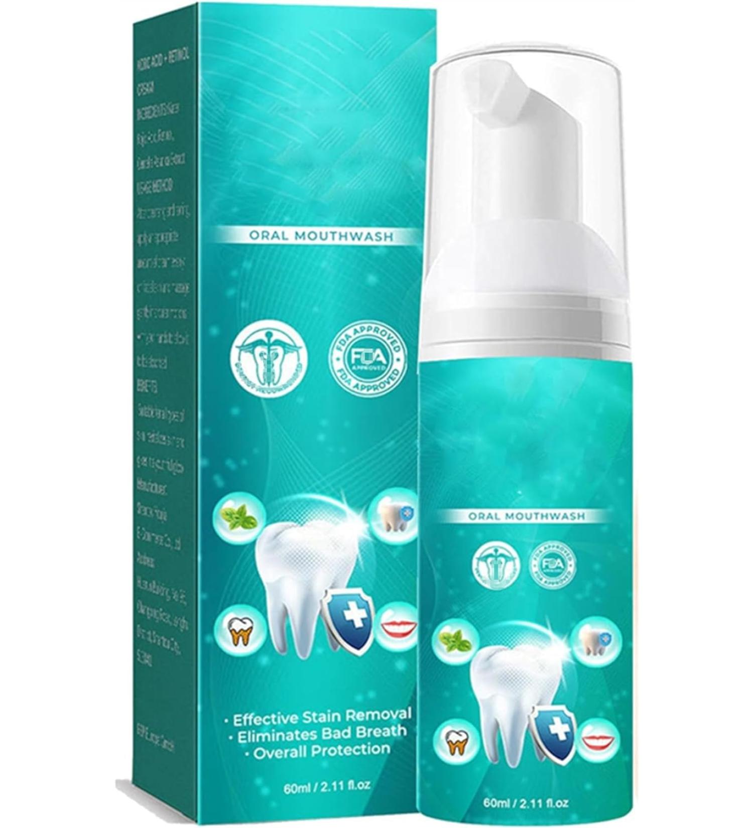 Teeth Whitening Mouthwash Teeth Total Care Mouthwash Helps with Fresh Breath Teeth & Gum Health & More Deep Cleaning of Teeth. (1pcs) - Buy Online on GoSupps.com