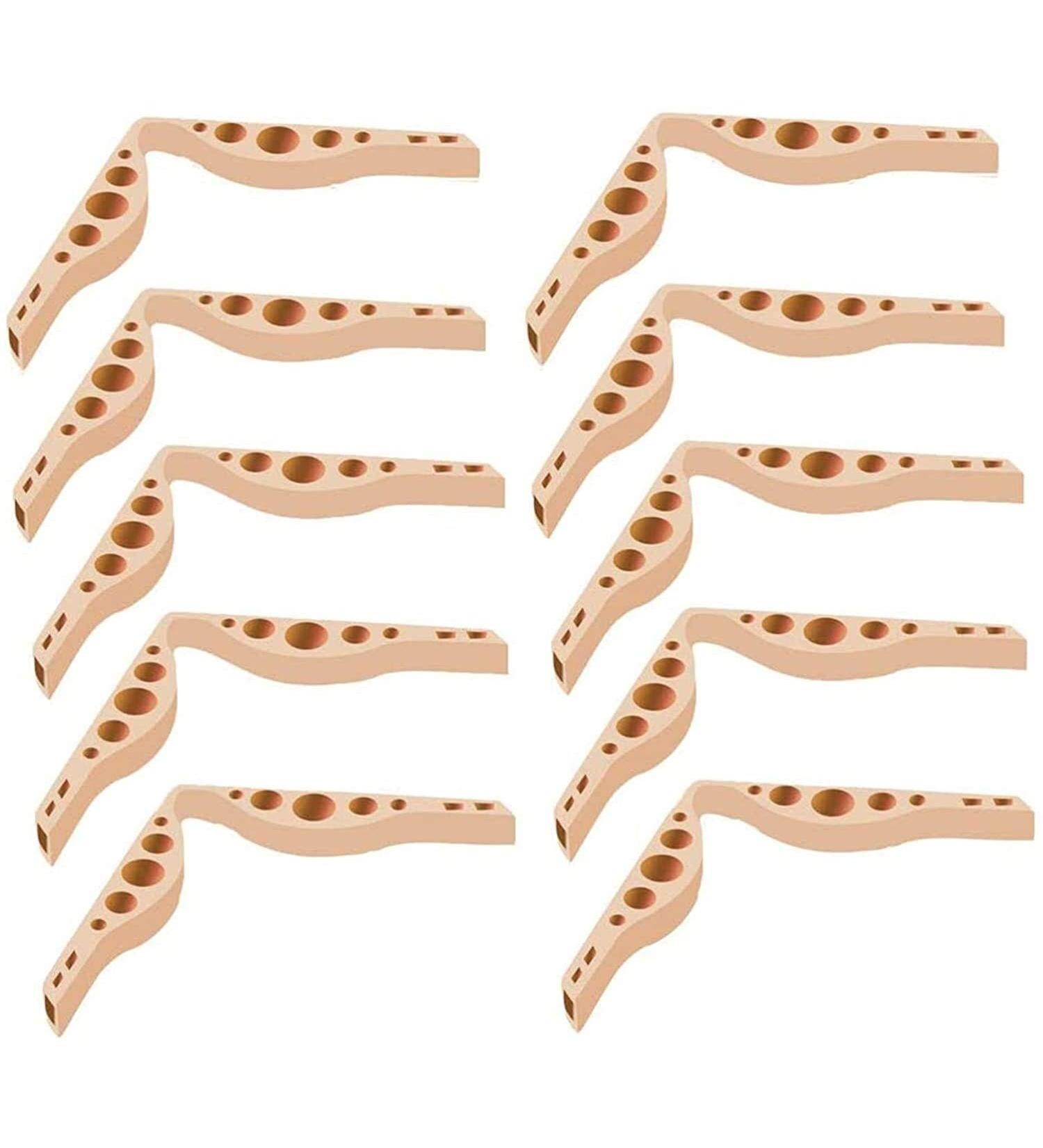 Boqqu 10-Piece Fogless Accessories for Glasses | Silicone Anti-Fog Nose Bridge Pads - Prevents Fogging & Discomfort (Khaki) - Buy Online on GoSupps.com