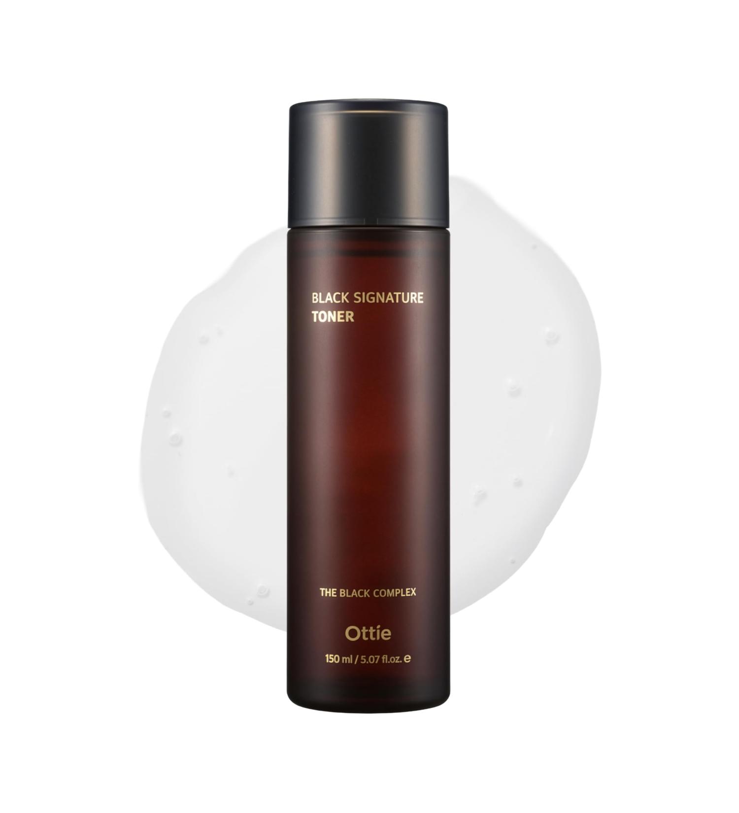 Ottie Black Signature Toner with 60% Snail 5.07 fl.oz Hydrating Facial Toner for Face Korean Skin Care Toner for Sensitive Skin Lightweight Daily for Smooth Skin Texture - Buy Online on GoSupps.com