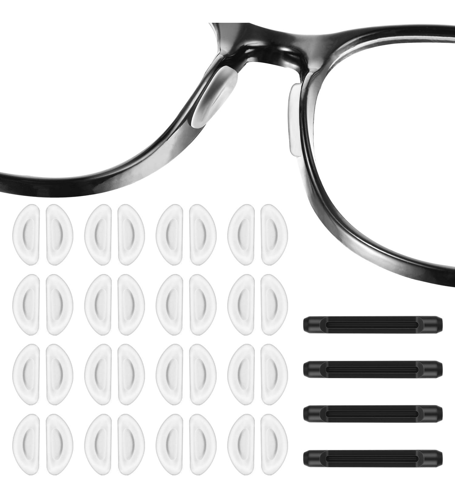 Comnico Self-Adhesive Glasses Pads Set - 16 Pairs of Silicone Nose & Ear Pads for Sunglasses & Reading Glasses - Buy Online on GoSupps.com