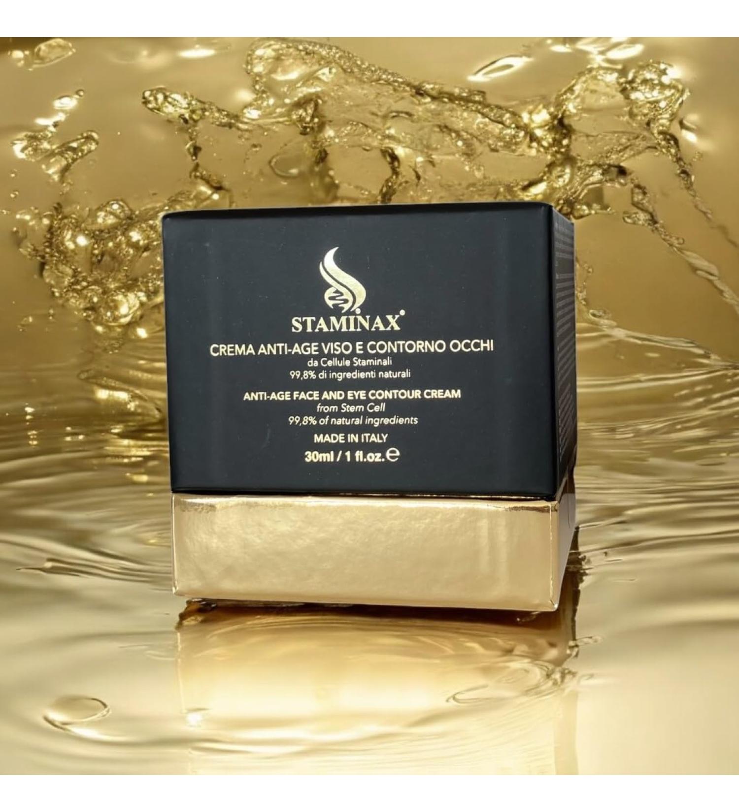  STAMINAX Anti-aging face and eye contour cream with stem cells (Made in Italy) - Buy Online on GoSupps.com