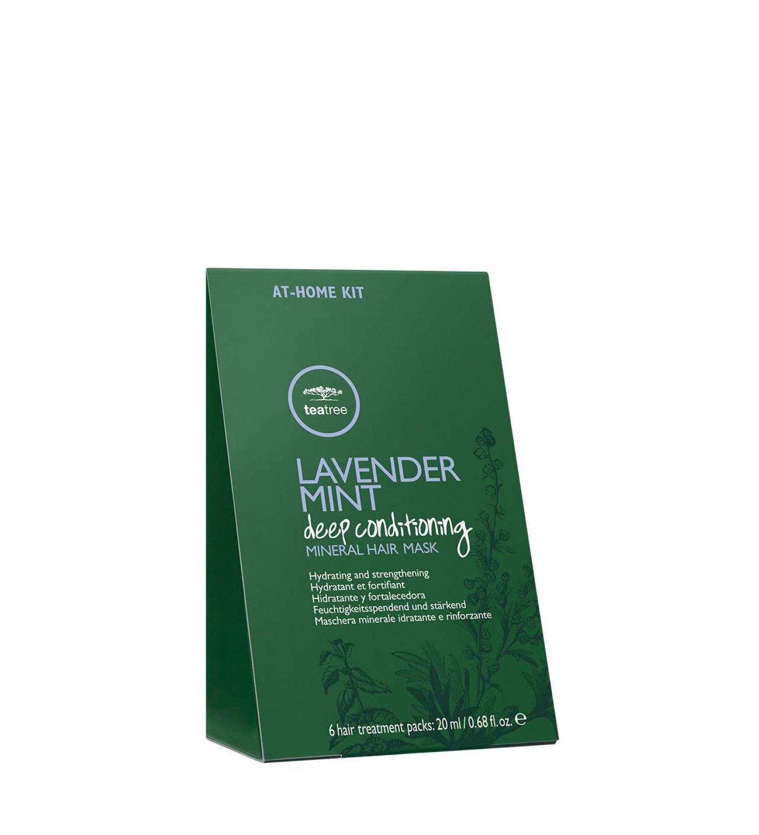 Tea Tree Lavender Mint Deep Conditioning Hair Mask - Pack of 6 - For Coarse & Dry Hair | Hydrates & Strengthens - Buy Online on GoSupps.com