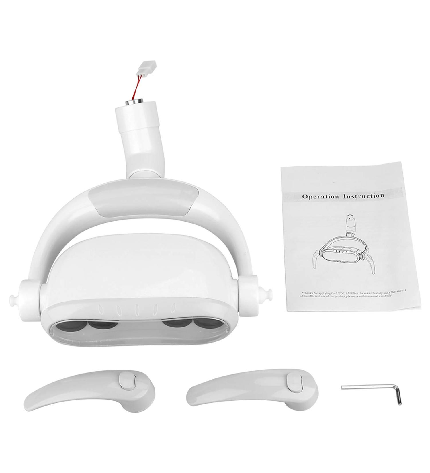 Fyearfly 15W Dental Tooth Lamp - Shadowless LED Light with 3-Axis Design & 4 Pearls for Dental Stool Accessories - Buy Online on GoSupps.com