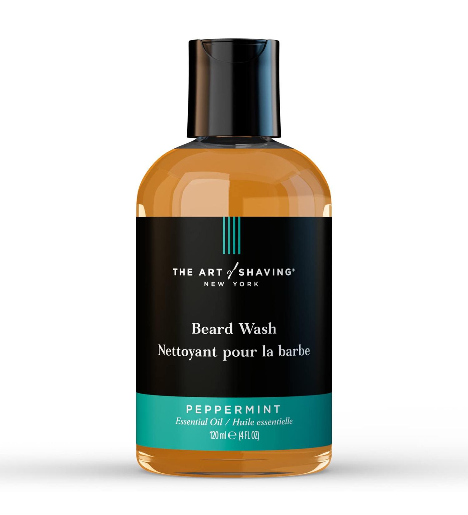 The Art of Shaving Beard Wash - Clean & Soft Beard Care Peppermint 4 Fl Oz | Best for Dirt & Oil Removal - Buy Online on GoSupps.com
