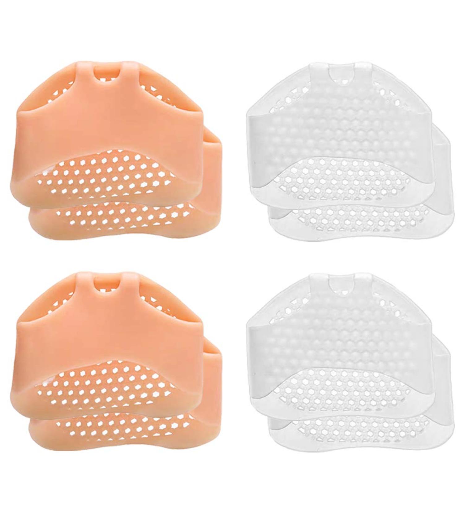 Buy 8 Pairs Nalcy Gel Forefoot Pads | Silicone Foot Cushions for Pain Relief & Protection - Buy Online on GoSupps.com