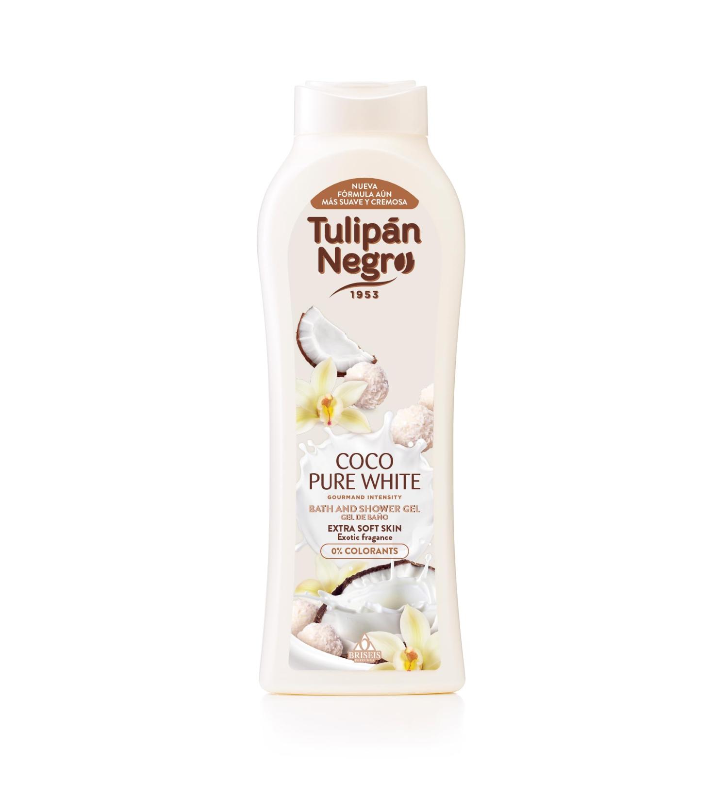 Tulipan Negro Coconut Shower Gel 720 ml | Vegan & Natural | International Shipping Available - Buy Online on GoSupps.com