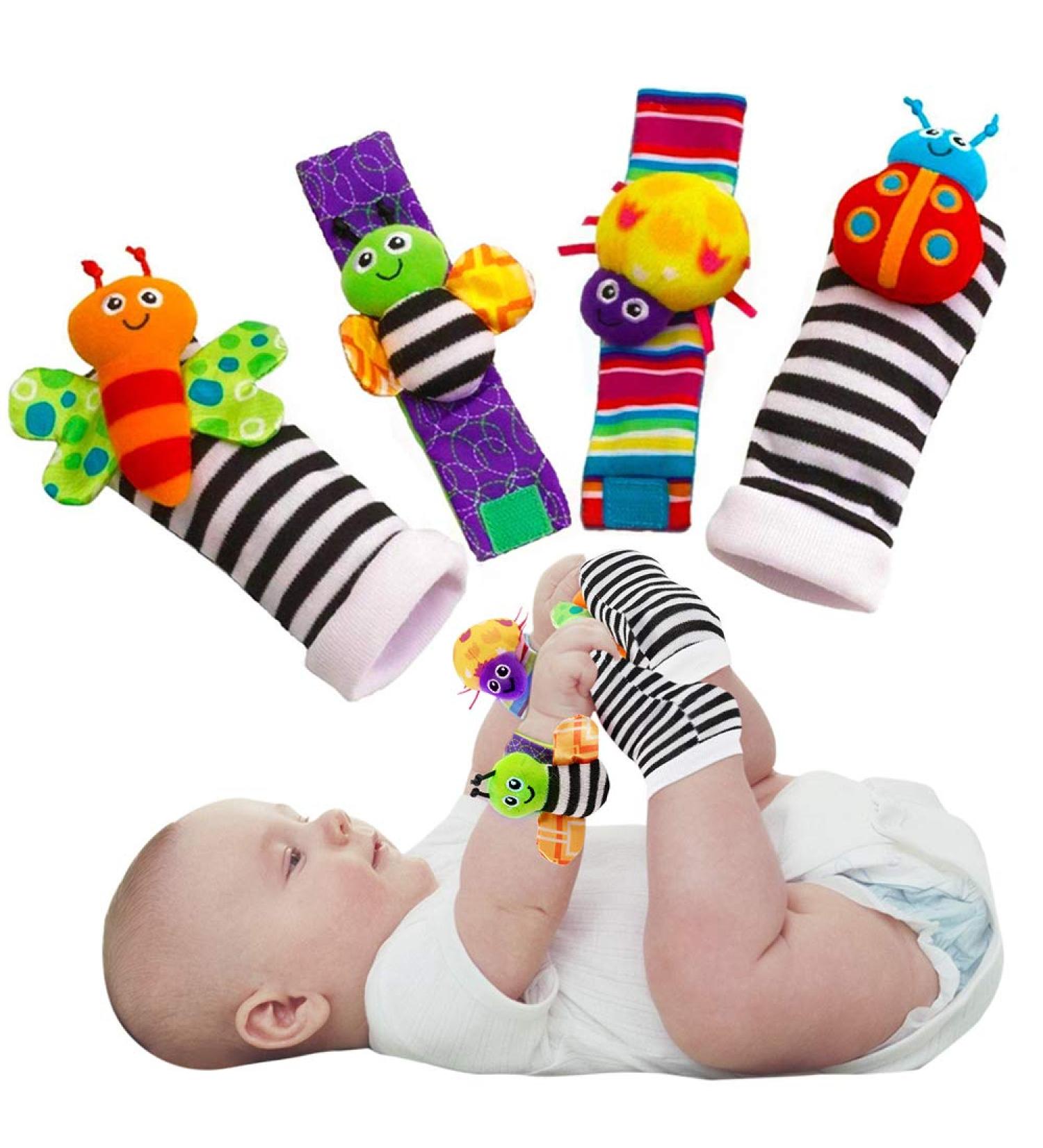 Baby Rattle Socks: Developmental Toys for 3-12 Months Old, Boy/Girl Learning Toy - Buy Online on GoSupps.com