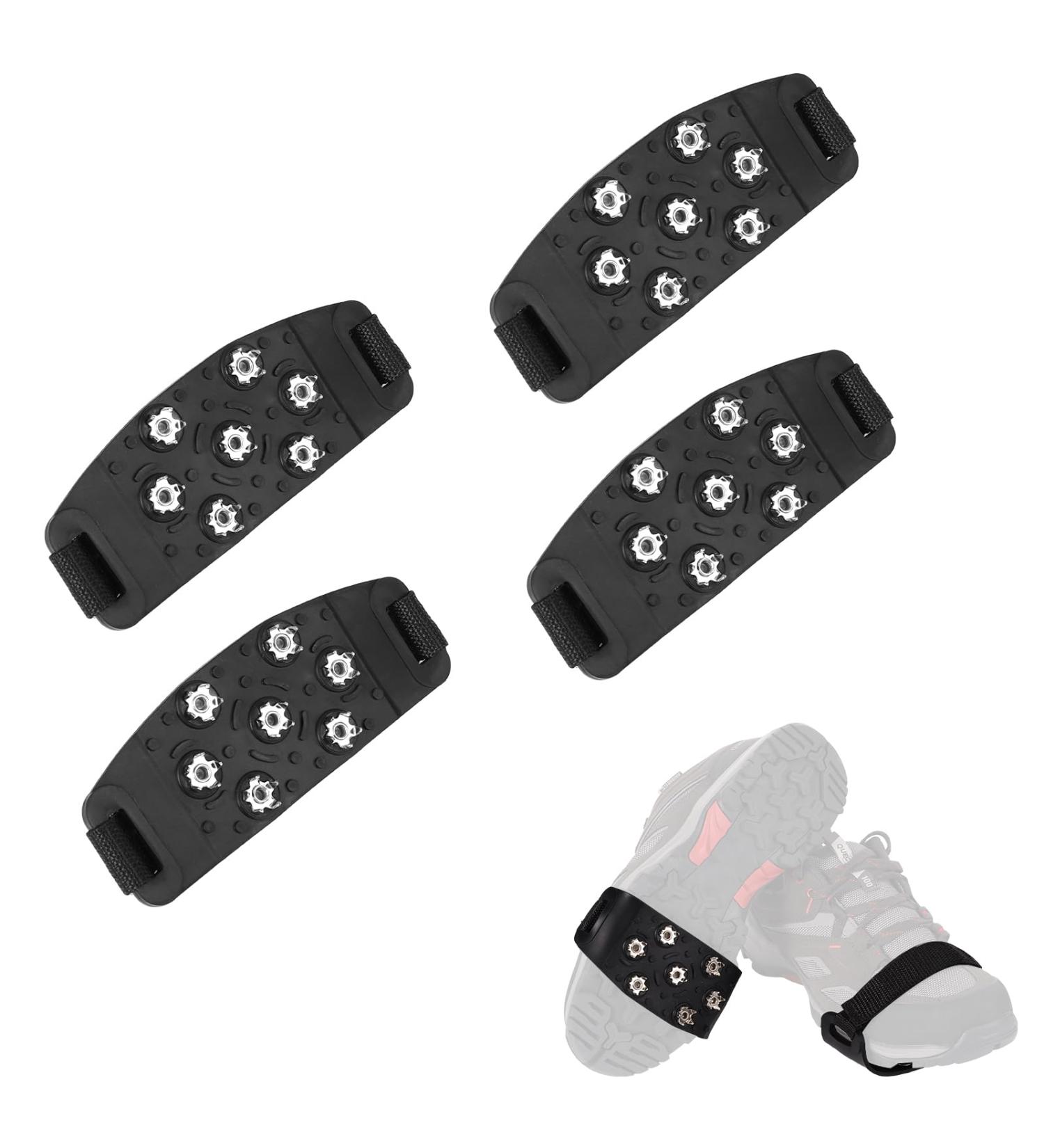 Buy 2 Pairs of Non-Slip Ice Cream Tunnels | Snow Pikes & 7-Point Crampons for Boots - International Shipping - Buy Online on GoSupps.com