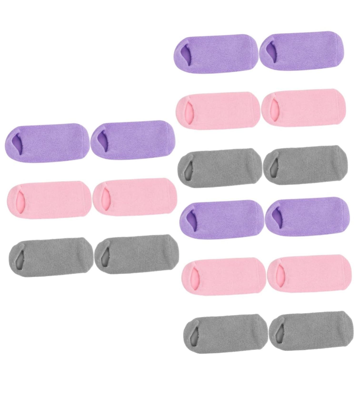 Healeved 9 Pairs Foot Gel Socks Spa Sock for Foot Care Spa Foot Socks Heel Spa Socks Lotion Moisturizing Socks Foot Repairing Socks Spa Gel Socks Miss Cotton-spandex Casual Socks Keep Warm - Buy Online on GoSupps.com