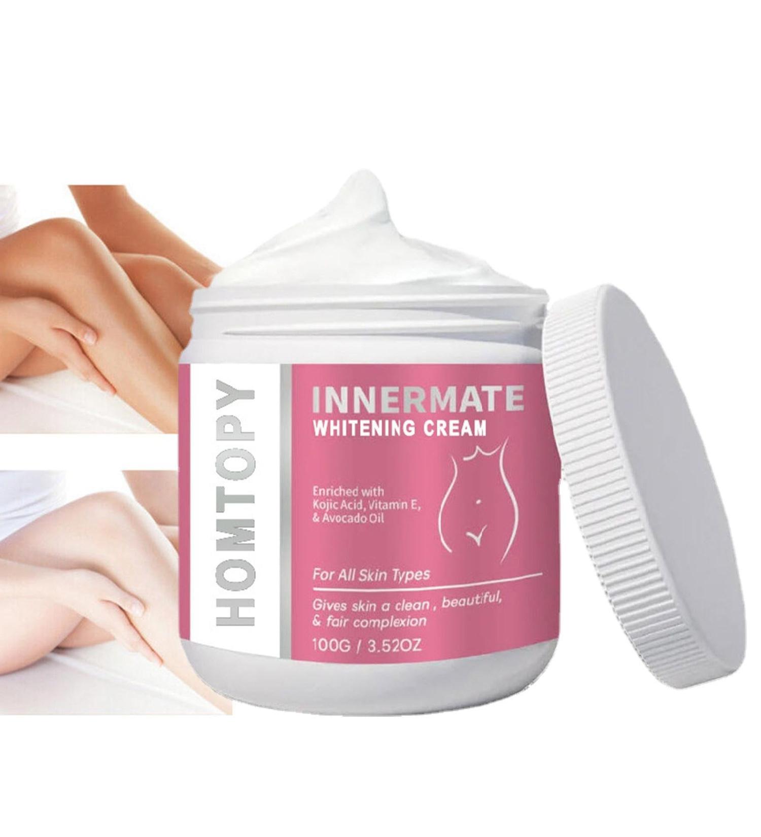  Bexdug Innermate White Cream Underarm Cream 3.52 oz | Intimate area care skin lightening cream permanently fades dark skin on the body. - Buy Online on GoSupps.com