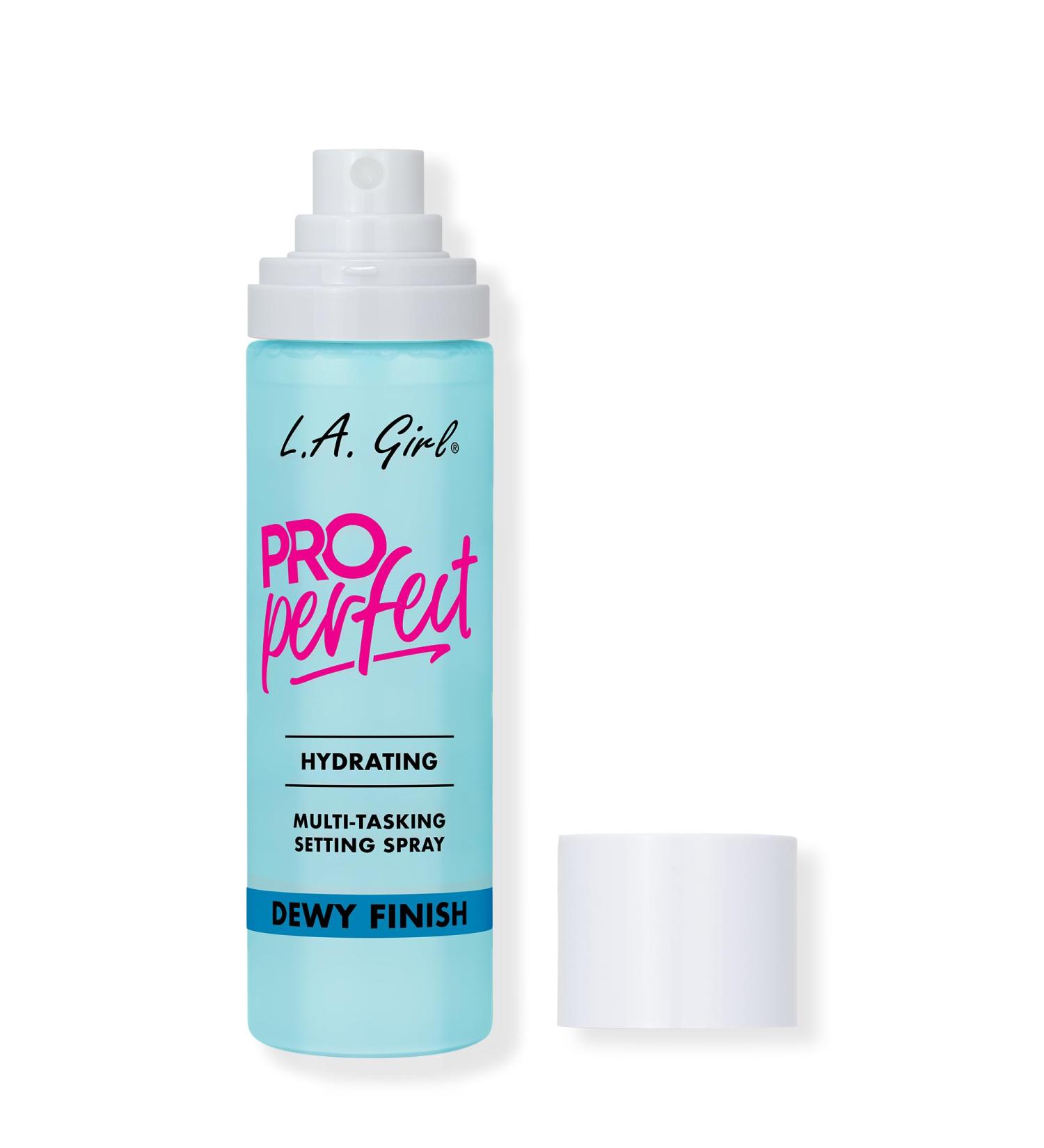 L.A. Girl Cosmetics PRO Perfect Setting Spray Dewy Finish Alcohol-Free Birch Sap + Water Base Micro Mist Formula Hydrating Pore-Blurring Fragrance-Free GFS300 - Buy Online on GoSupps.com