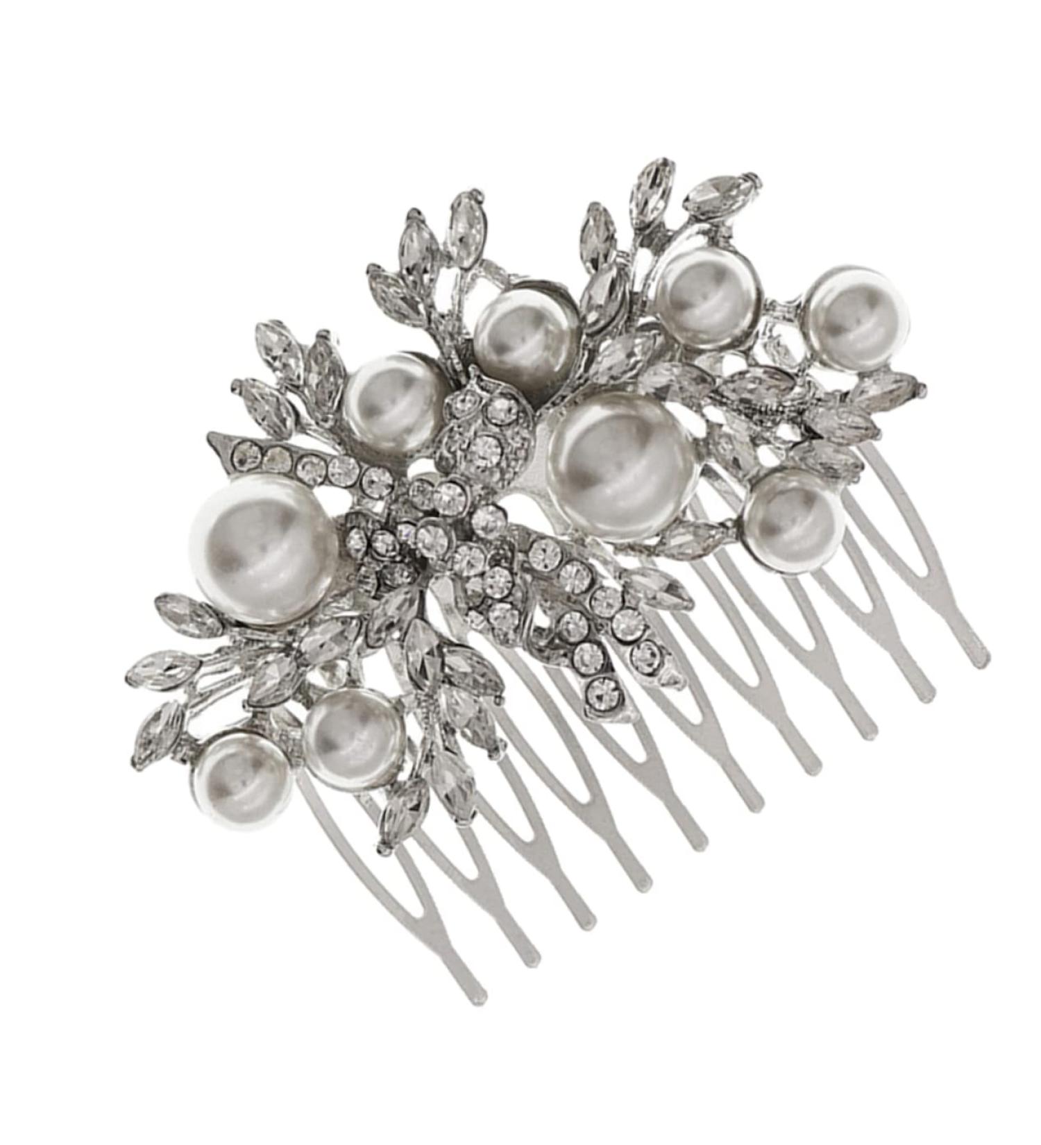 MUSISALY 1pc Hair Comb Hair for Women Bridal Comb Pearl Hair Pins Wedding Hairpin Wedding Hair Accessories Hairpin Comb Wedding Headpiece Pearl Hairpins Bridal Headdress - Buy Online on GoSupps.com