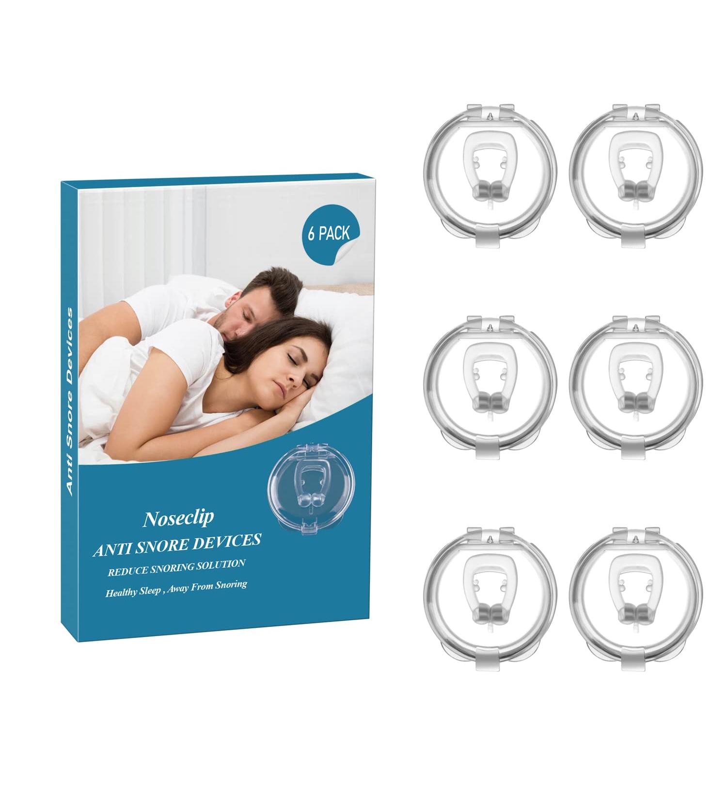 Snore Stopper Magnetic Nose Clip - 6 Pack for Better Sleep | Anti-Snoring Clip - Buy Online on GoSupps.com
