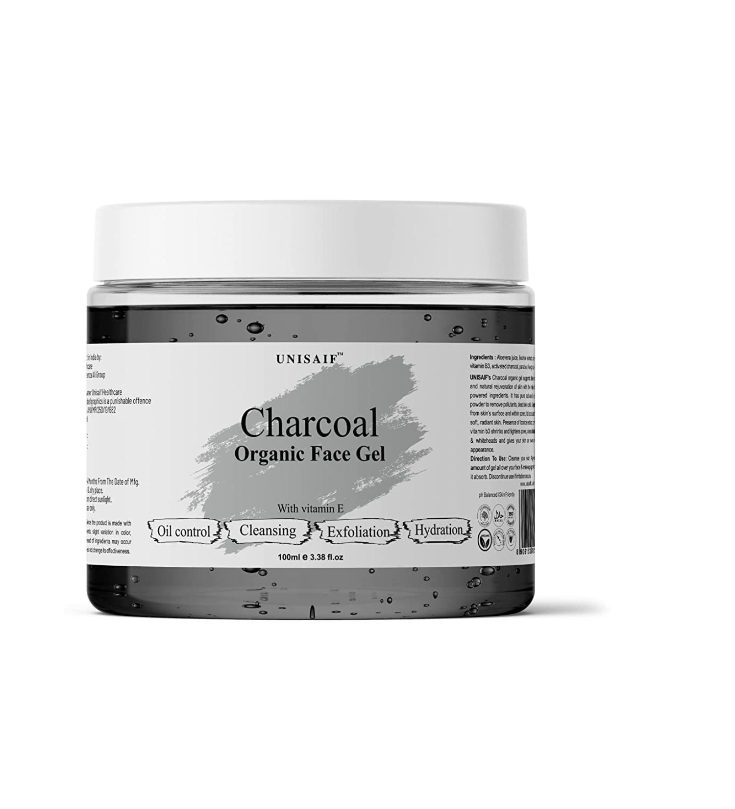Organic Facial Gel (Charcoal Gel)