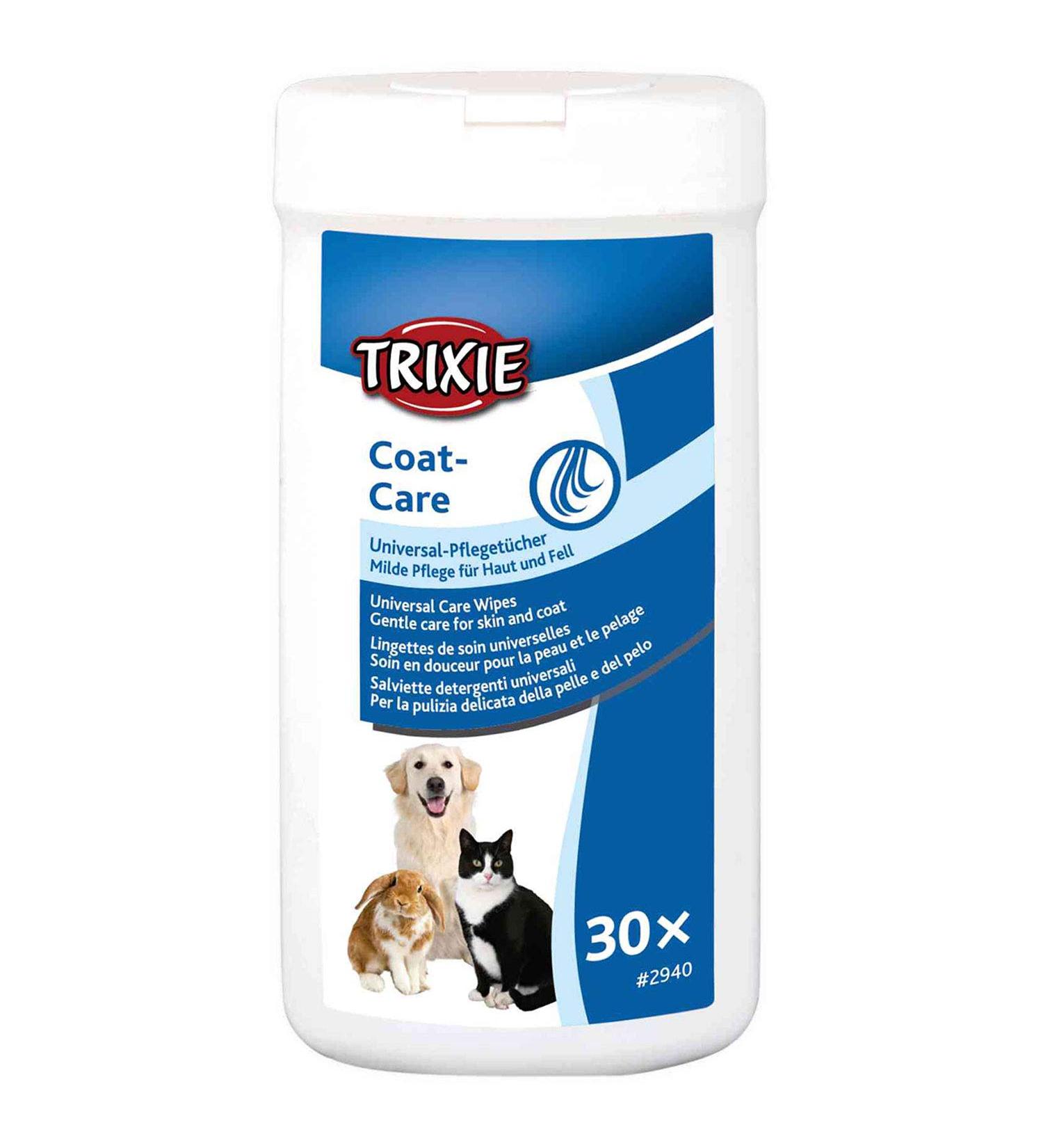 Trixie Universal Care Wipes for Dogs Cats & Small Animals - 30 Pieces | Pet Hygiene Essentials - Buy Online on GoSupps.com