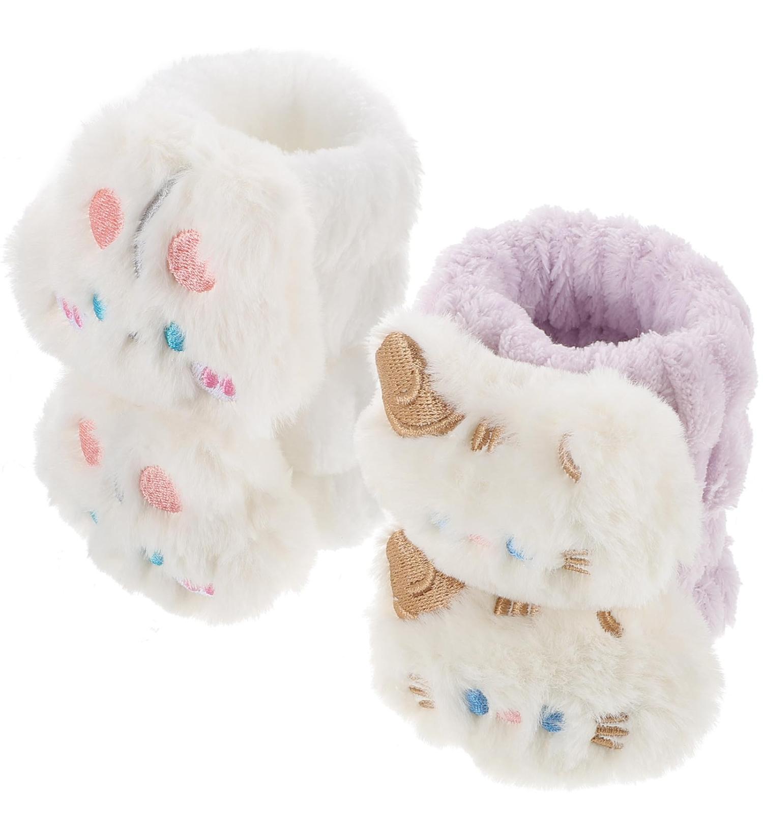 Zerodeko Lot de 4 Bracelets de Lavage du Visage en Tissu Imperm able Anti-humidit Taille Ajustable Motifs Chat et Lapin Blancs Ensemble Confortable pour Soins Peau Accessoires - Buy Online on GoSupps.com
