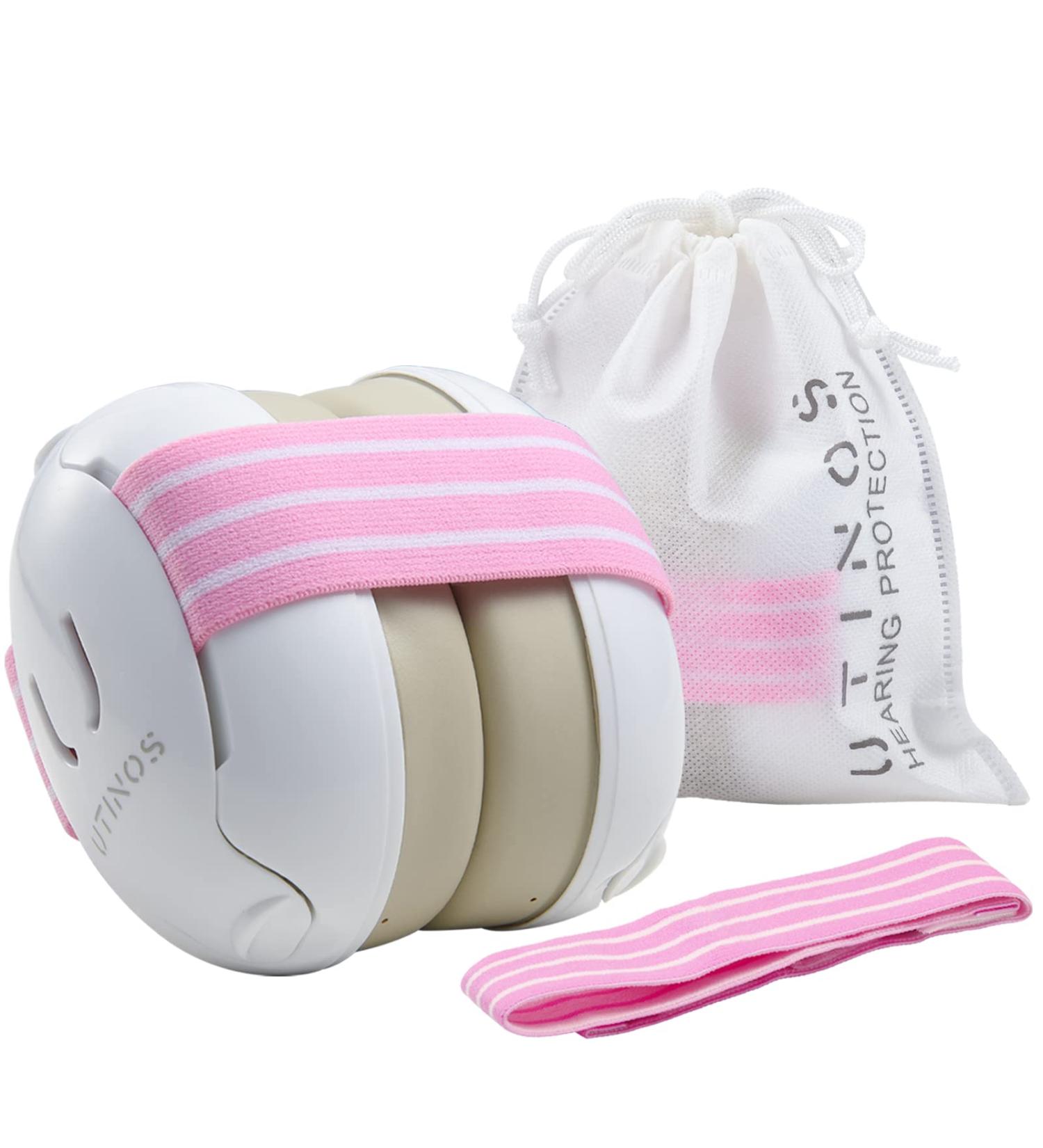 UTINOS Baby Ear Protection Earmuffs - Noise Cancelling Headphones for Infants and Toddlers - Pink - Buy Online on GoSupps.com