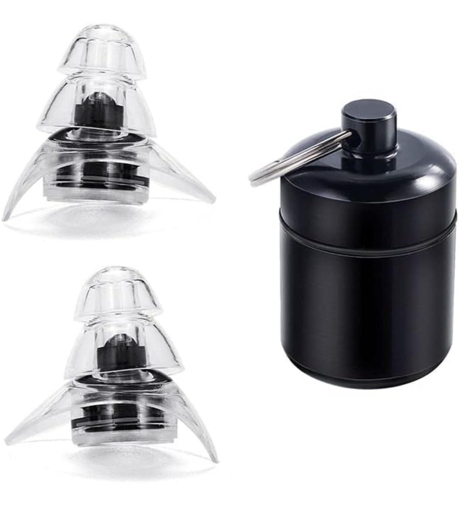 Ear Plugs 1 Pair/Set Soft Silicone Ear Plugs Anti Noise Snore Earplugs Noise Reduction Sound Insulation Ear Earplugs Black - Buy Online on GoSupps.com