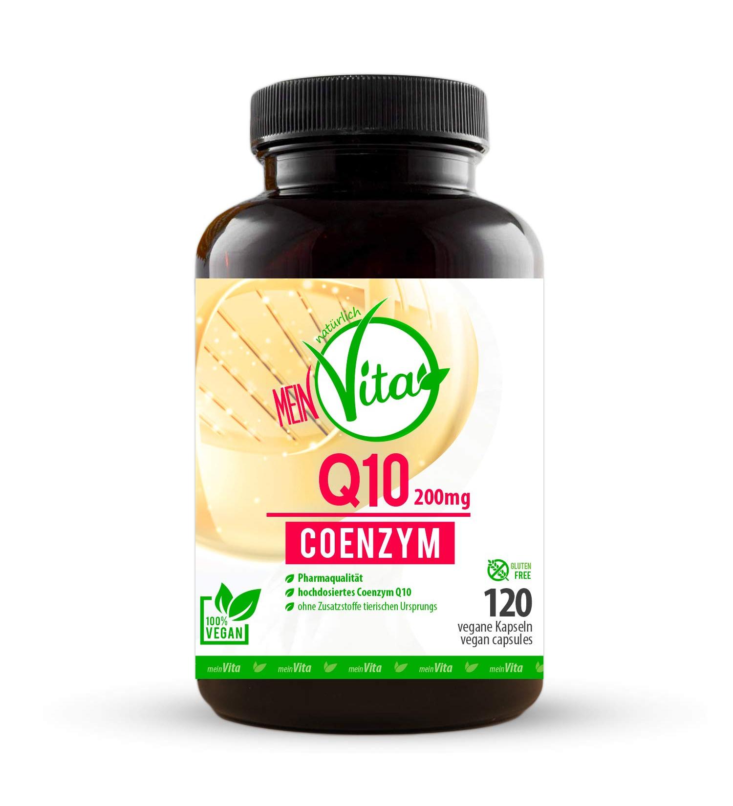 Shop Vegan Coenzyme Q10 - 200mg Capsules | 120 High Dose for 4-Month Supply | Premium Bioactive Quality - Buy Online on GoSupps.com