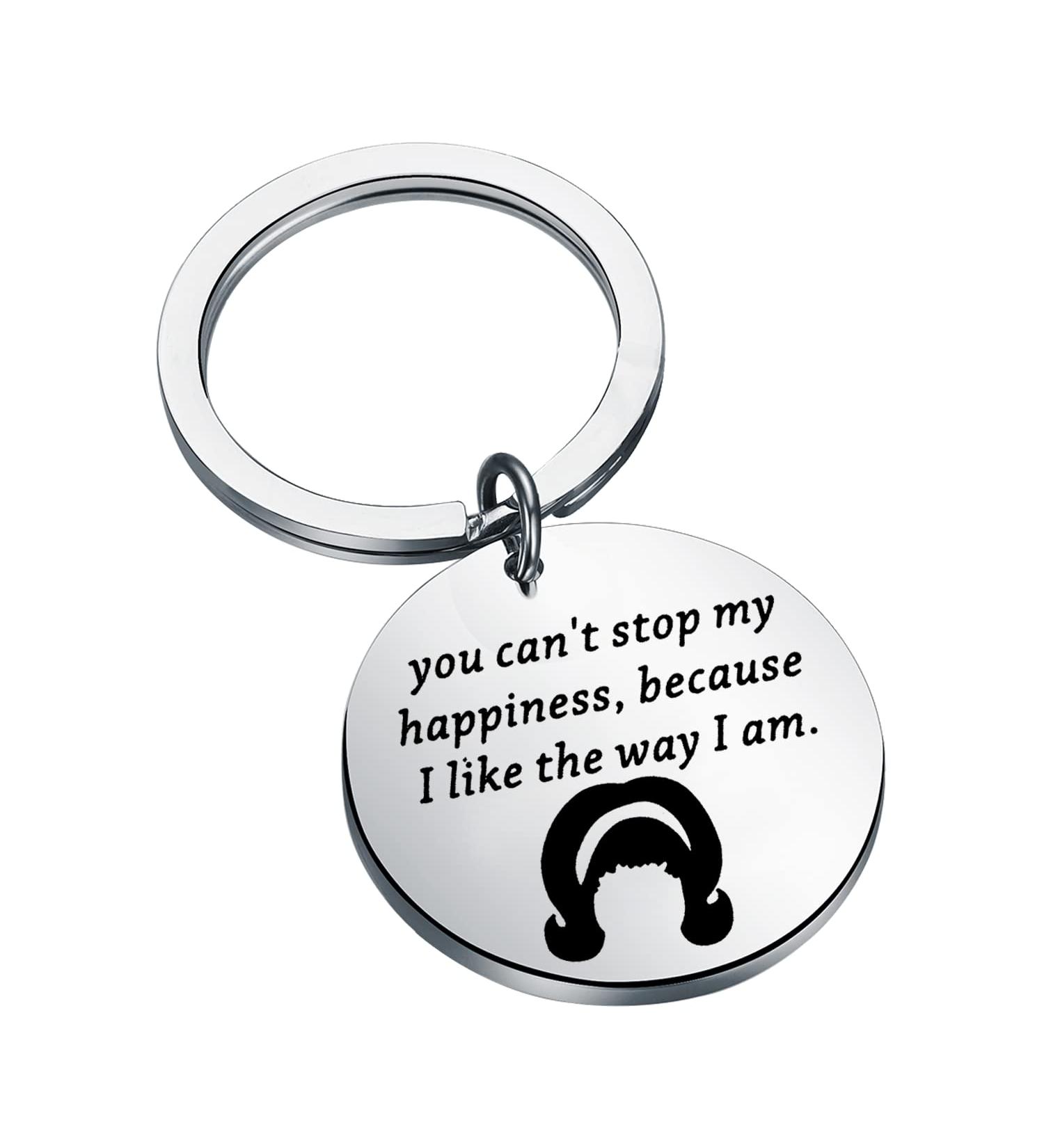 BLEOUK Hair Musical Keychain - Broadway Theme Gift with Motivational Quote for Dancers - Buy Online on GoSupps.com