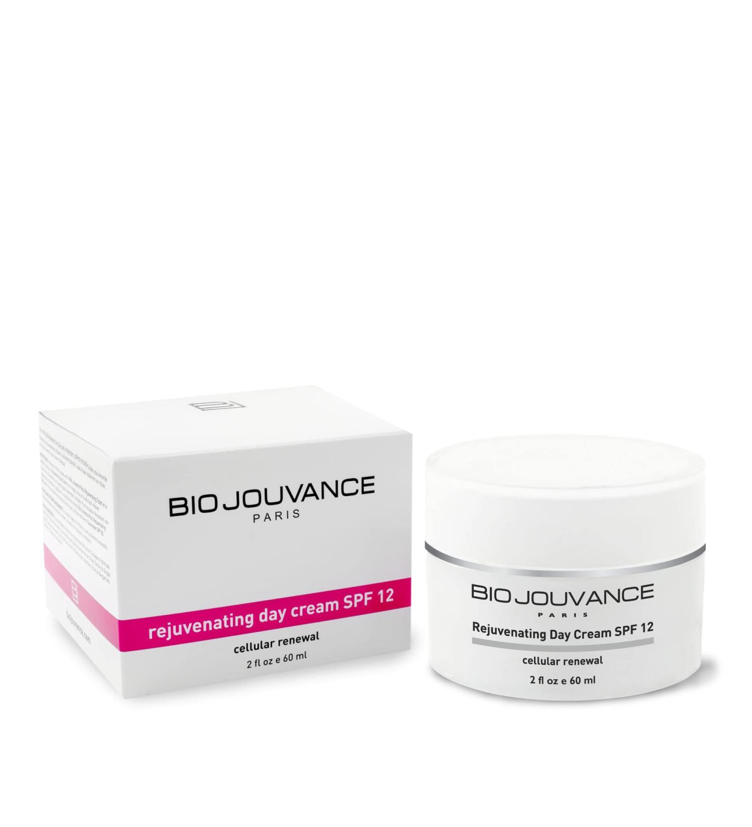 Rejuvenating Day Cream 2oz / 60ml - For Mature/Sun Damaged Skin | Anti-Aging Face Moisturizer Hydrating Lotion | Daily Facial Skin Care Treatment Regimen | Made in France