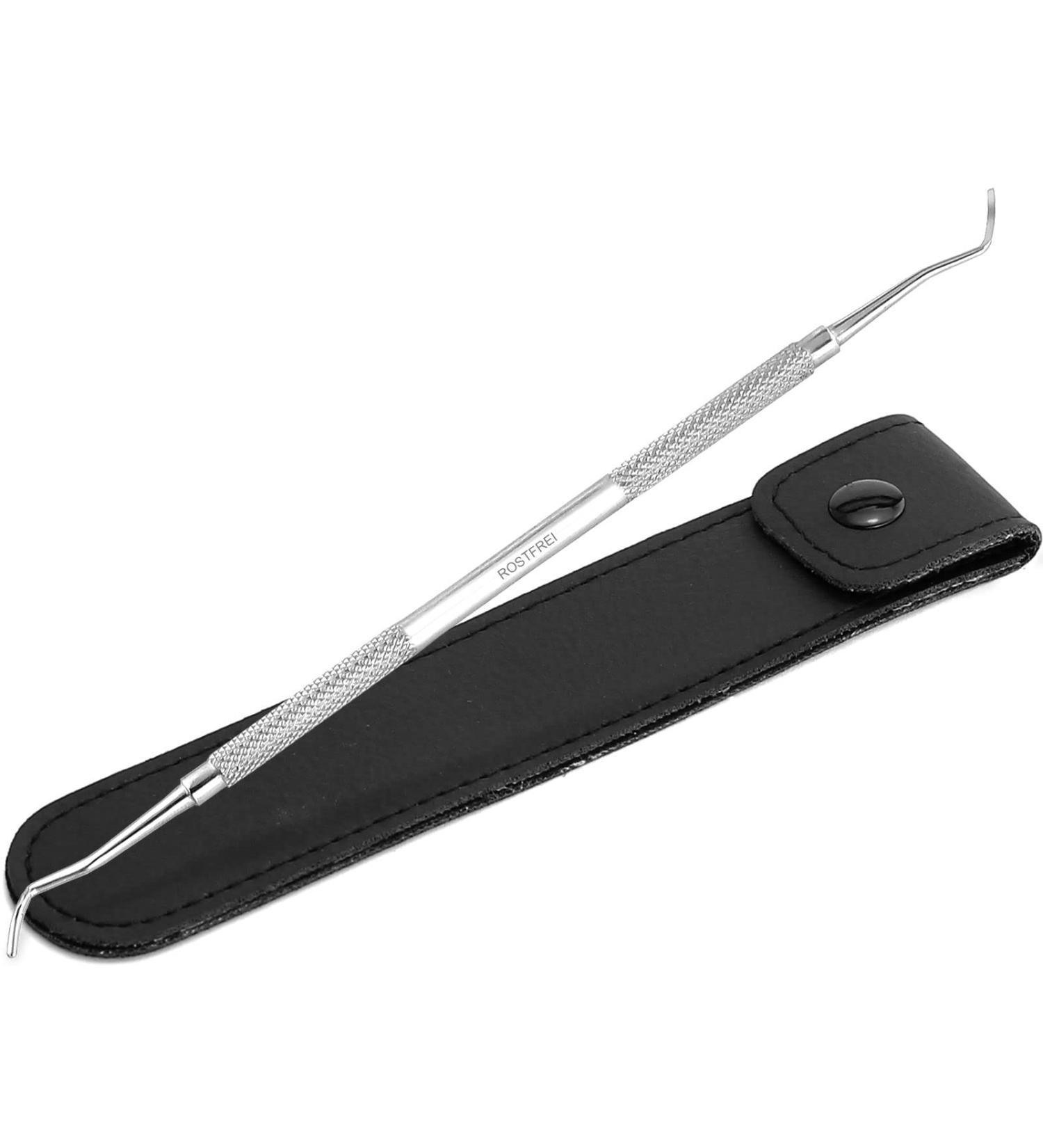 Stainless Steel Corners Foot Care Instrument - Nail Lifter & Pedicure Tool with Case | Specialist Quality - Buy Online on GoSupps.com