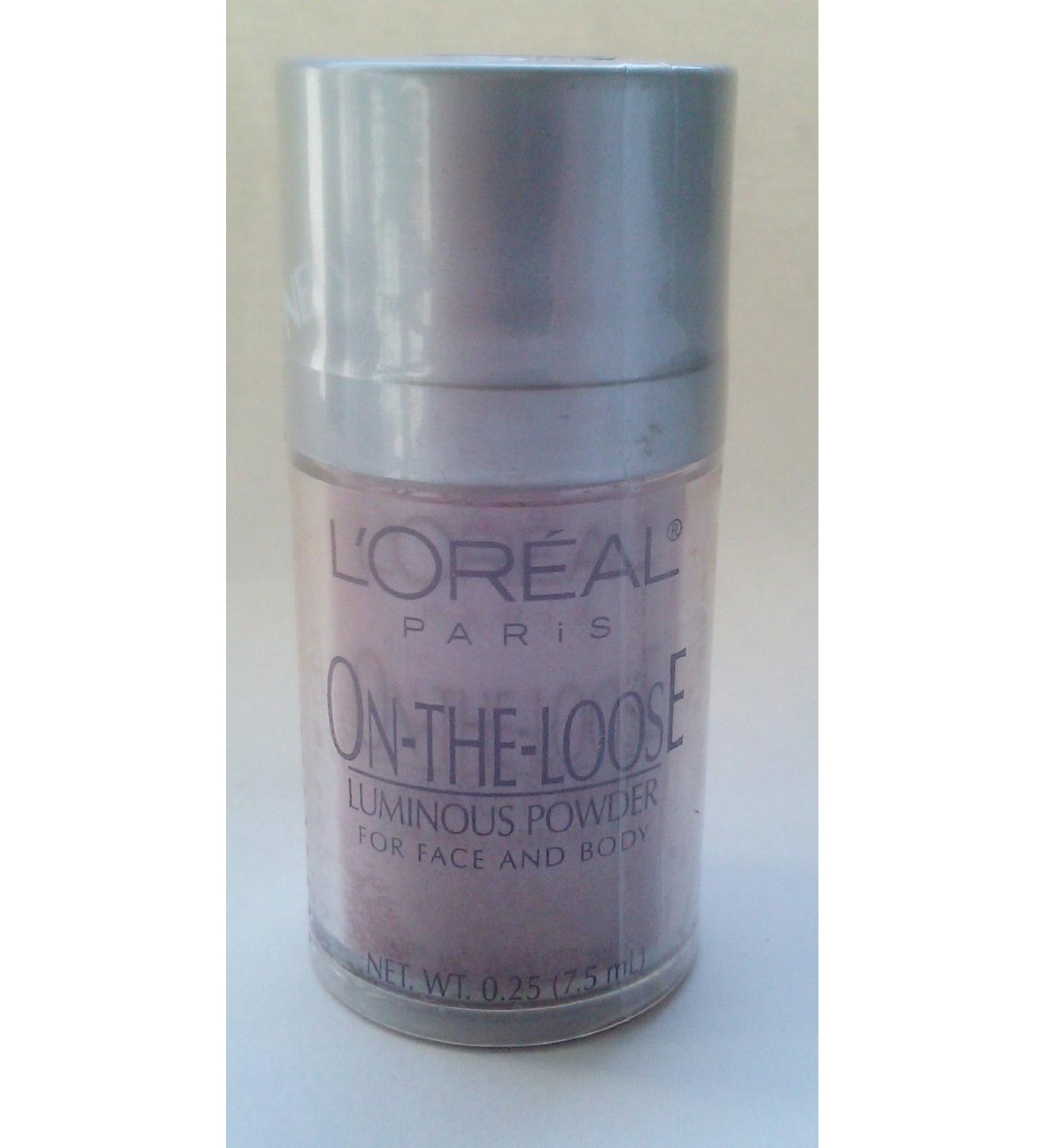 L'Oreal On-the-Loose Luminous Powder for Face and Body in Simmer 0.25oz