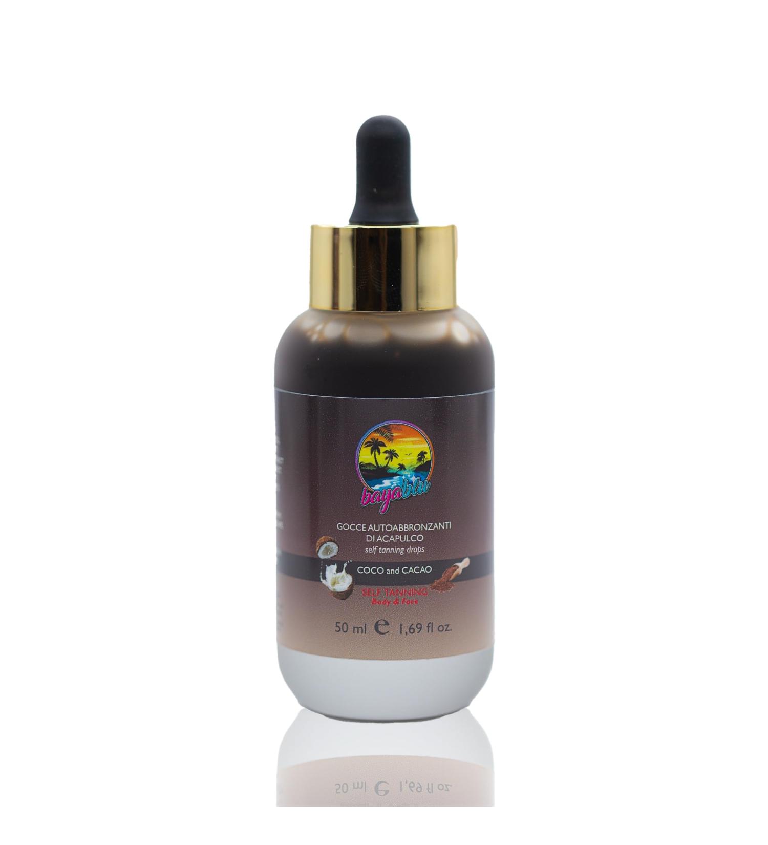 Bayablu Self-tanning Drops for Face and Body For a Even and Natural effect Rapid Absorption Moisturizing and Anti-Aging Action 50 ml - Buy Online on GoSupps.com
