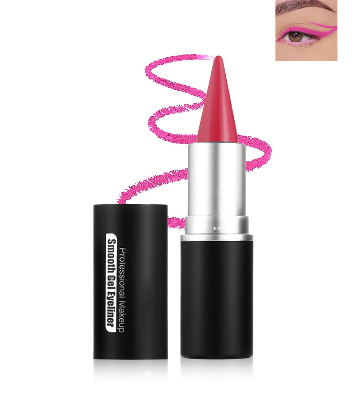  Lestpola Eyeliner Waterproof Matte Pink Smooth Kohl Pencils Quick Drying Anti-Wipe Gel Cream Long Lasting High Pigmentation Eyeliner Eyeliner Eyeshadow Makeup Gift for - Buy Online on GoSupps.com