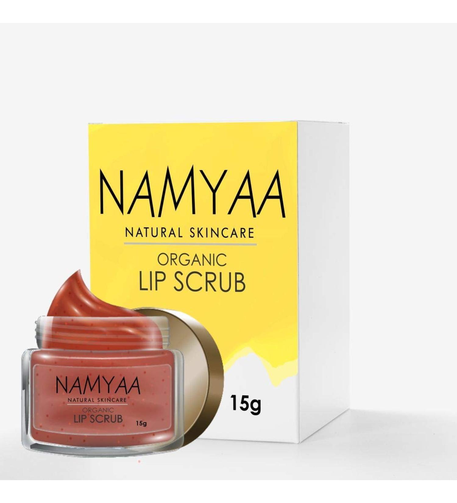 Buy Organic Lip Scrub - Smooth & Soft Lips with Coconut & Natural Ingredients | 15g - Buy Online on GoSupps.com