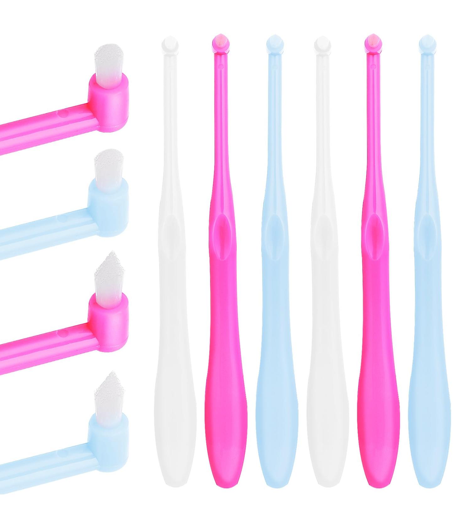 Sibba 6-Piece Orthodontic Toothbrush Set | Soft Tufts & Compact Interdental Brushes for Detailed Cleaning | Multi-Colored Tufted Design - Buy Online on GoSupps.com