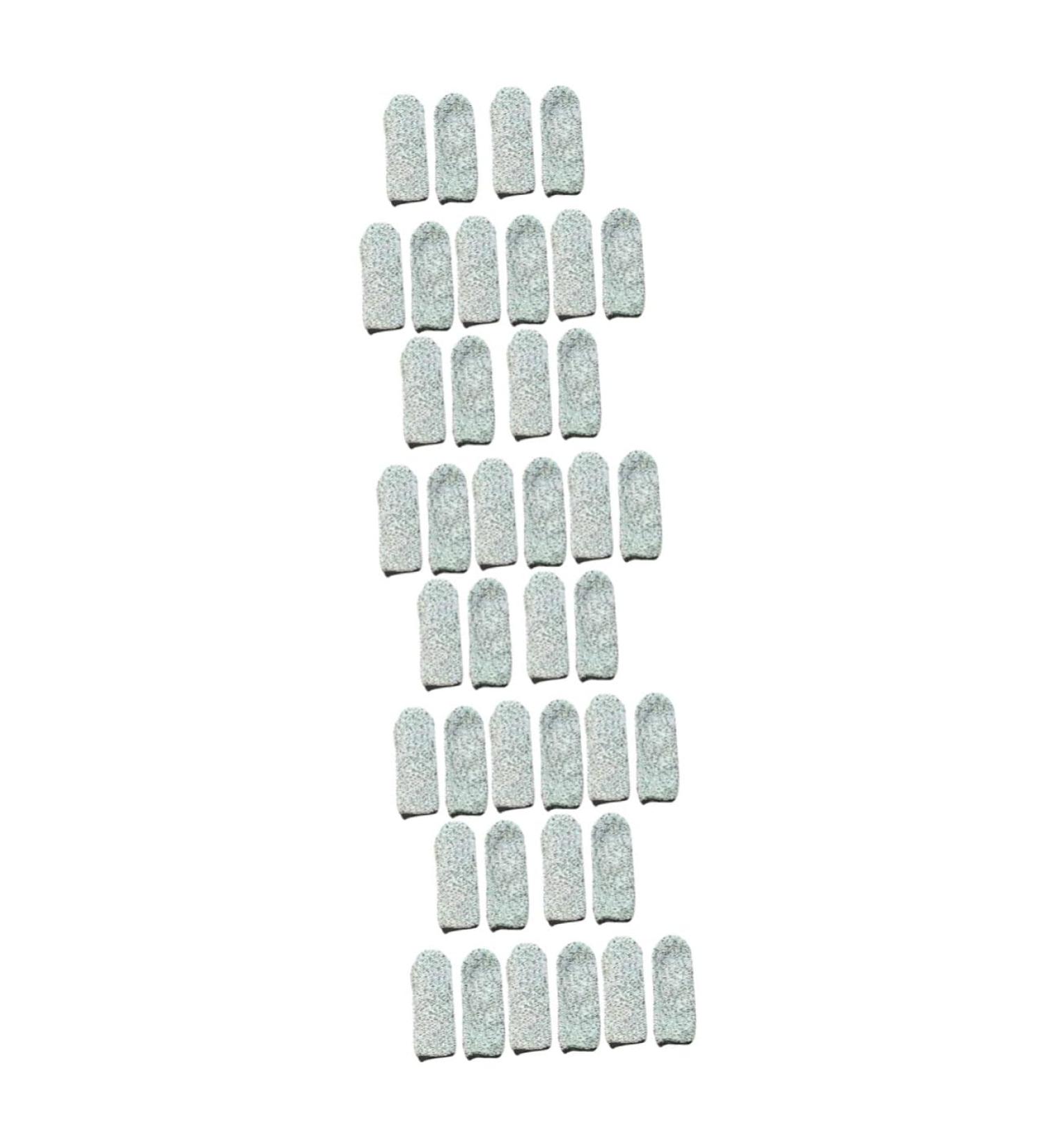 Yardwe 40 Pcs Labor Insurance Finger Cots - Cut Resistant Protective Sleeves for Home & Work - Durable HPPE Thumb & Small Finger Covers - Buy Online on GoSupps.com