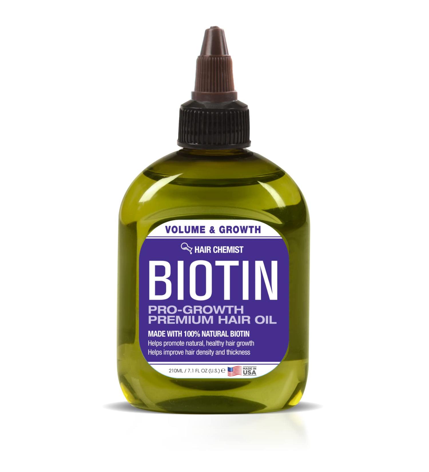 Hair Chemist Biotin Pro-Growth Hair Oil 7.1 oz - Premium Formula - Buy Online on GoSupps.com