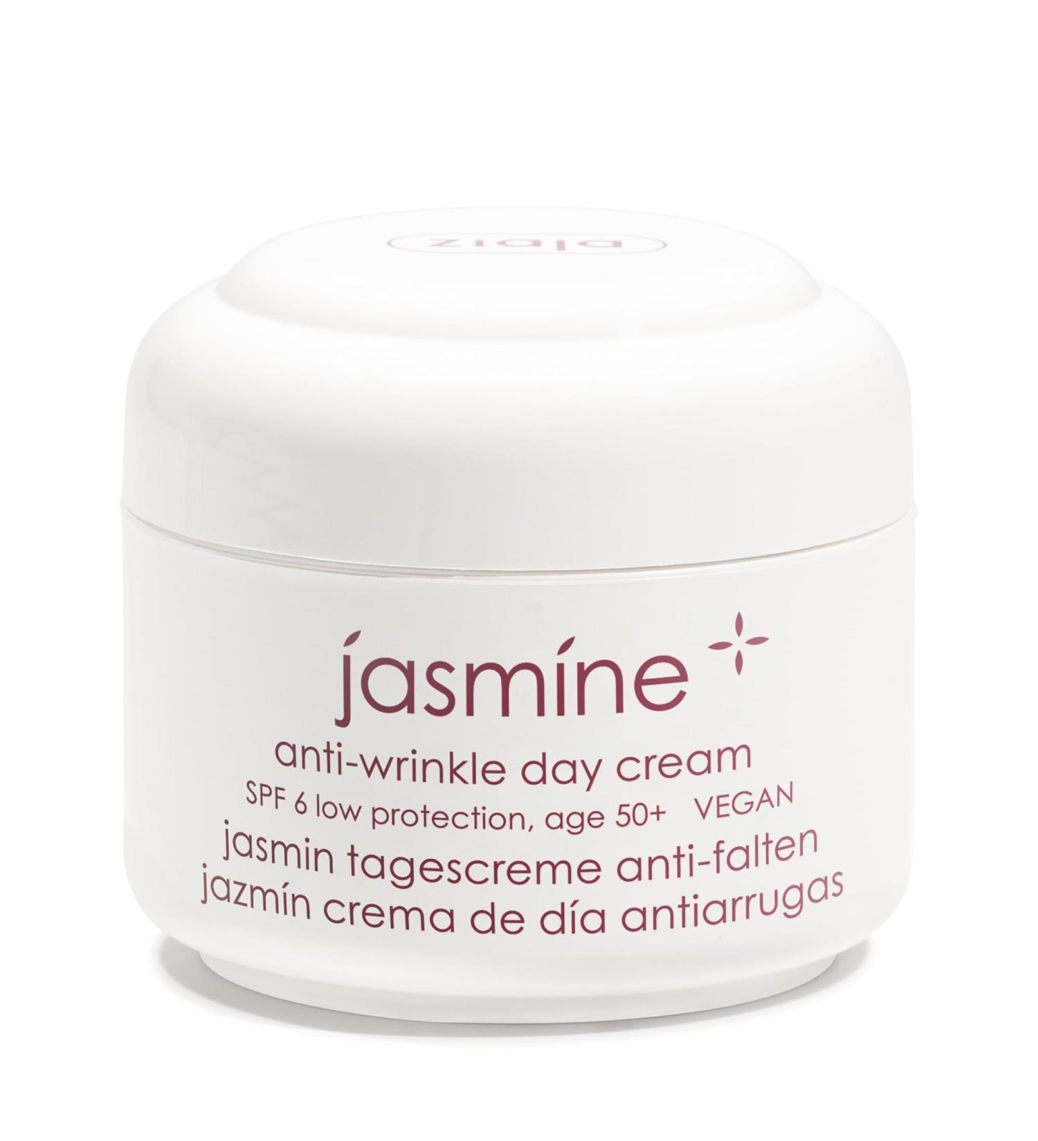  Ziaja Jasmine Anti-Wrinkle Cream SPF6-50ml - Buy Online on GoSupps.com