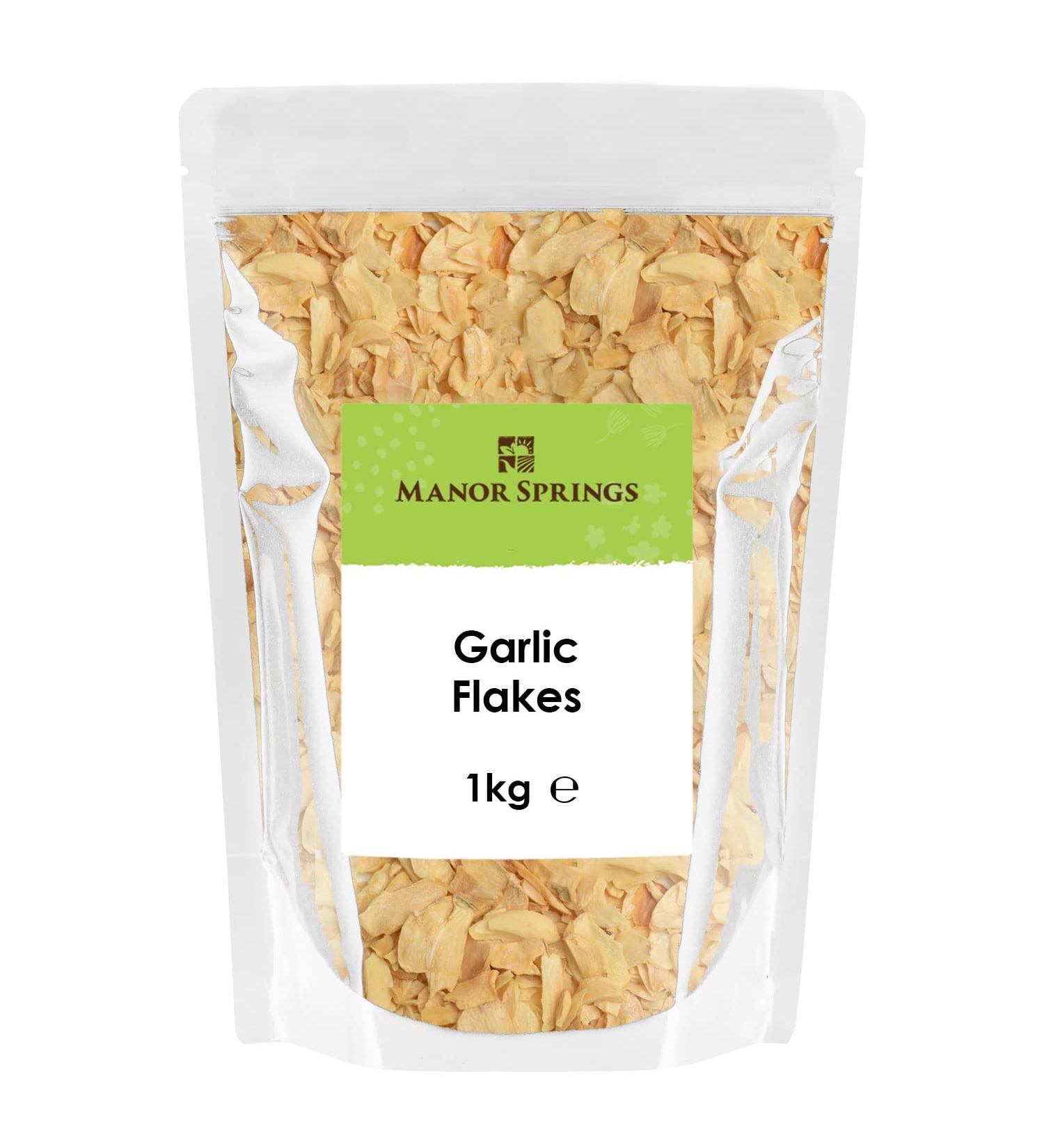 Garlic Flakes 1kg by Manor Springs