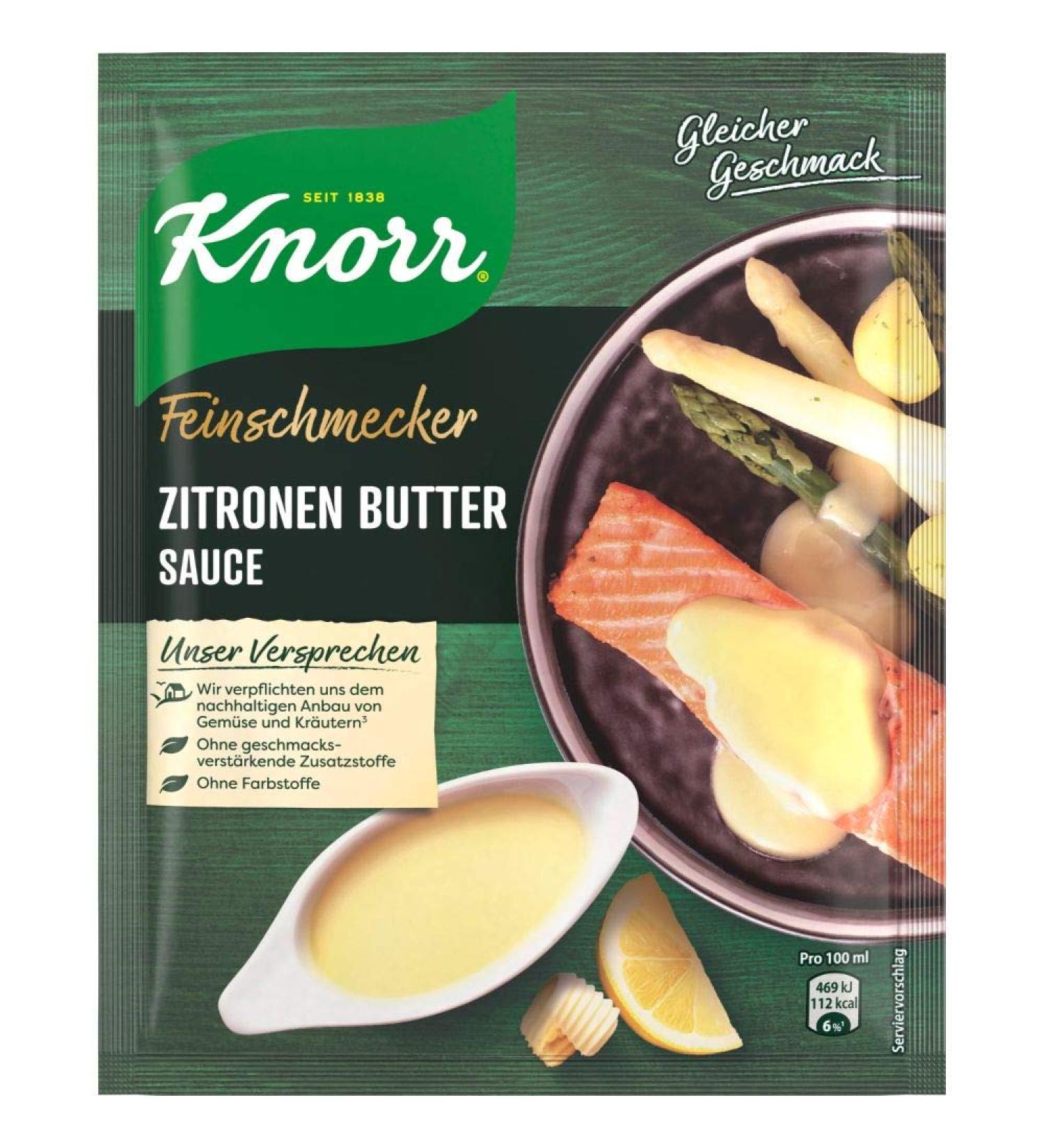 Buy Knorr Gourmet Sauce Lemon Butter - 10 Pack (10 x 250 ml) | International Shipping Available - Buy Online on GoSupps.com