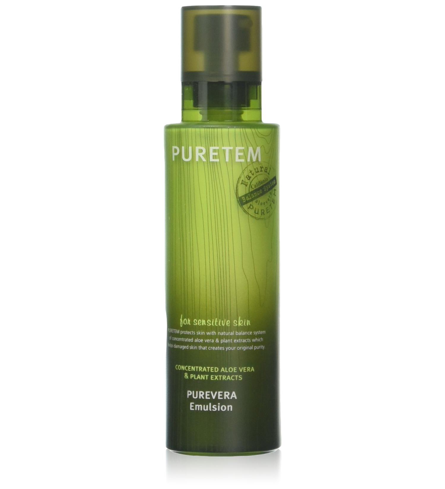 Puretem Purevera Facial Skin Emulsion Lotion (100% Organic Aloe Vera)
